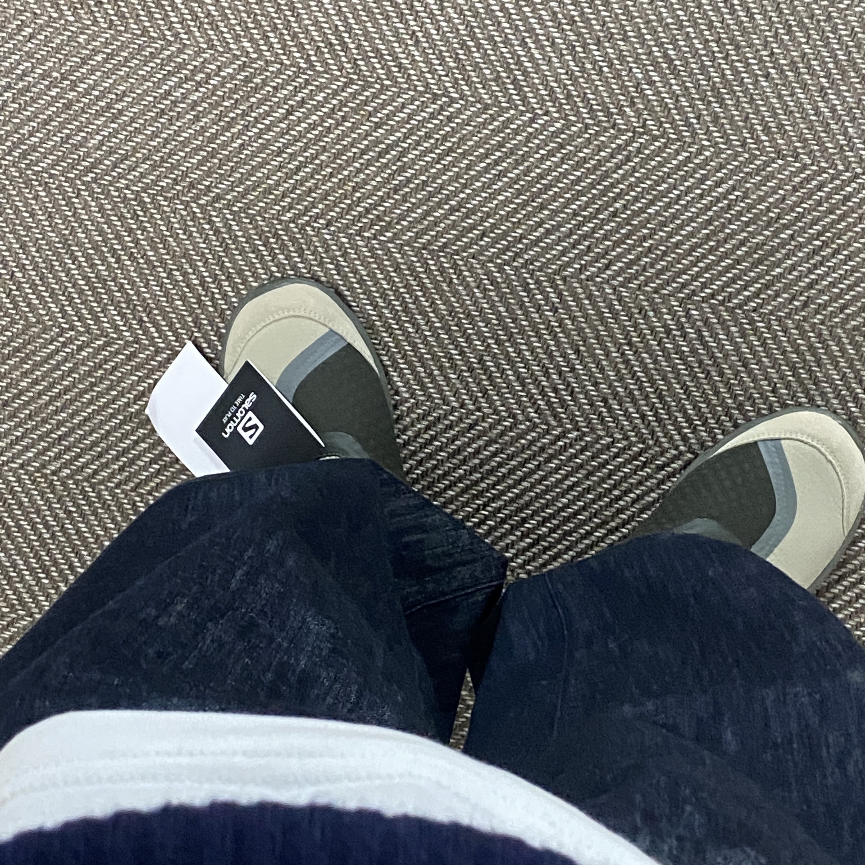 Salomon RX Snug Moss Gray 착용 스타일 - 1