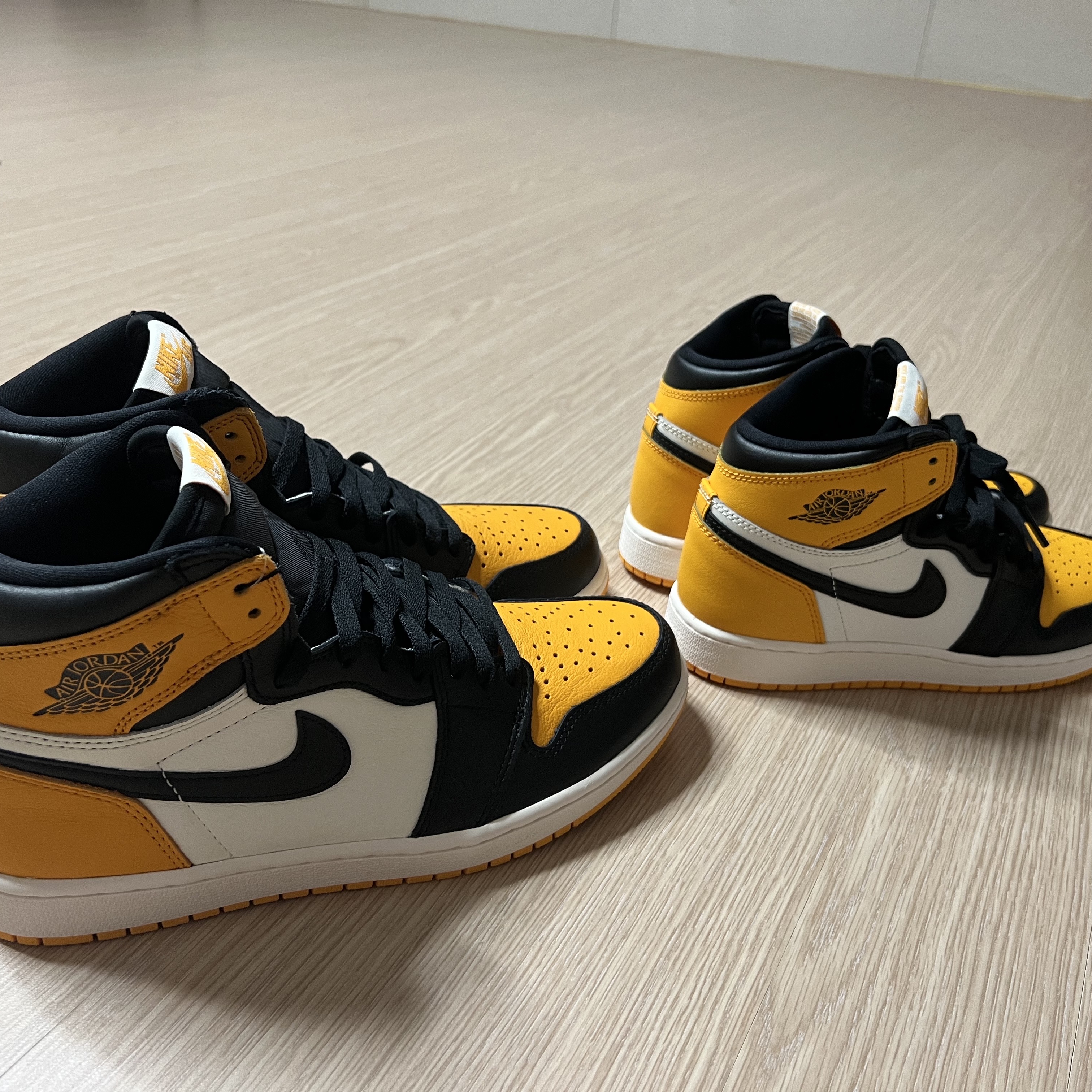 Jordan 1 Retro High OG Taxi, (GS) Jordan 1 Retro High OG Taxi 착용 스타일