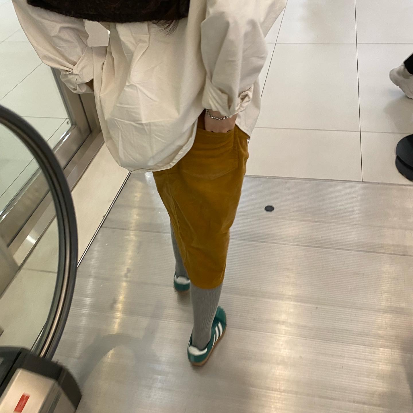 Adidas Samba OG Collegiate Green 착용 스타일 - 1