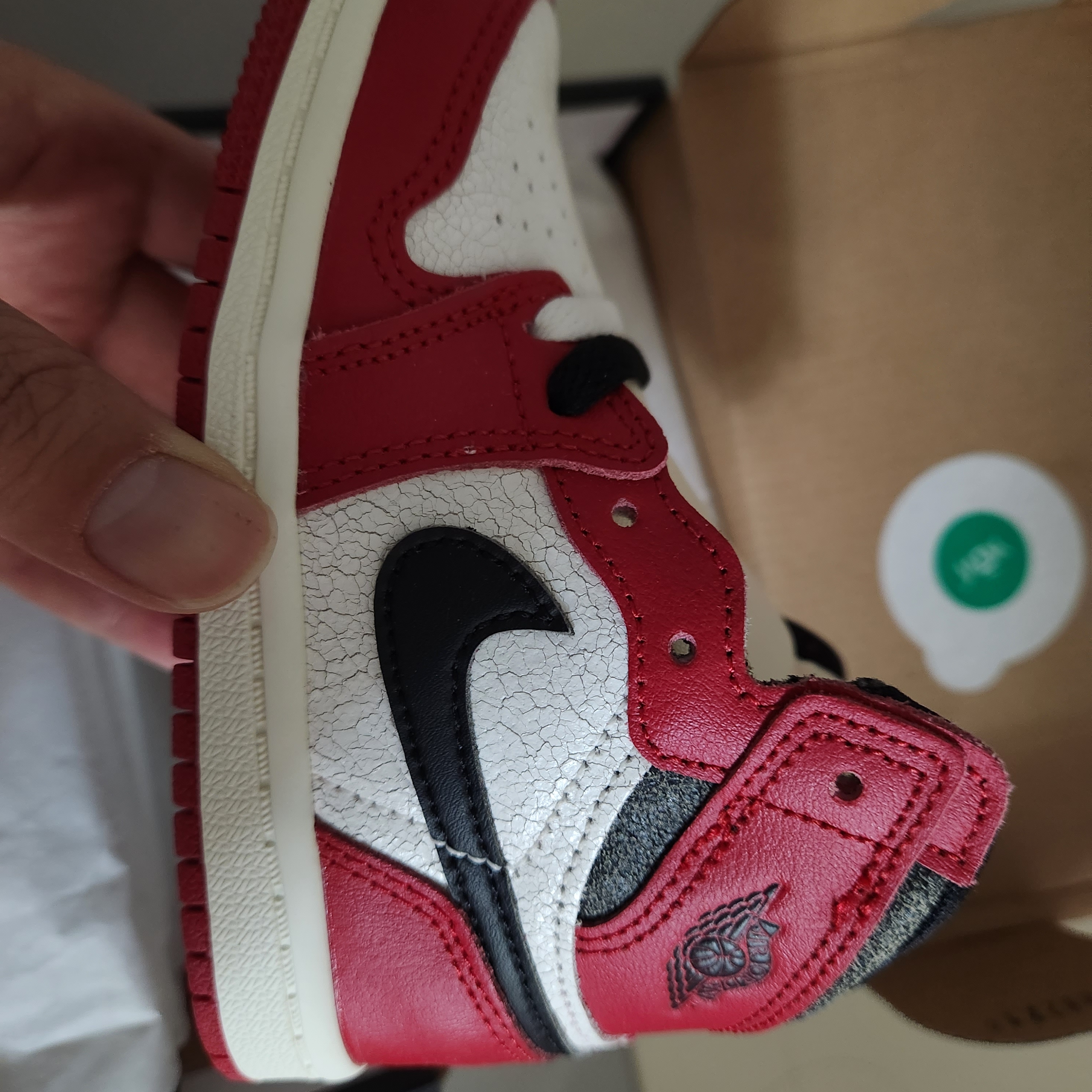 (TD) Jordan 1 Retro High OG Chicago 2022, (GS) Jordan 1 Retro High OG Chicago 2022 착용 스타일 - 1