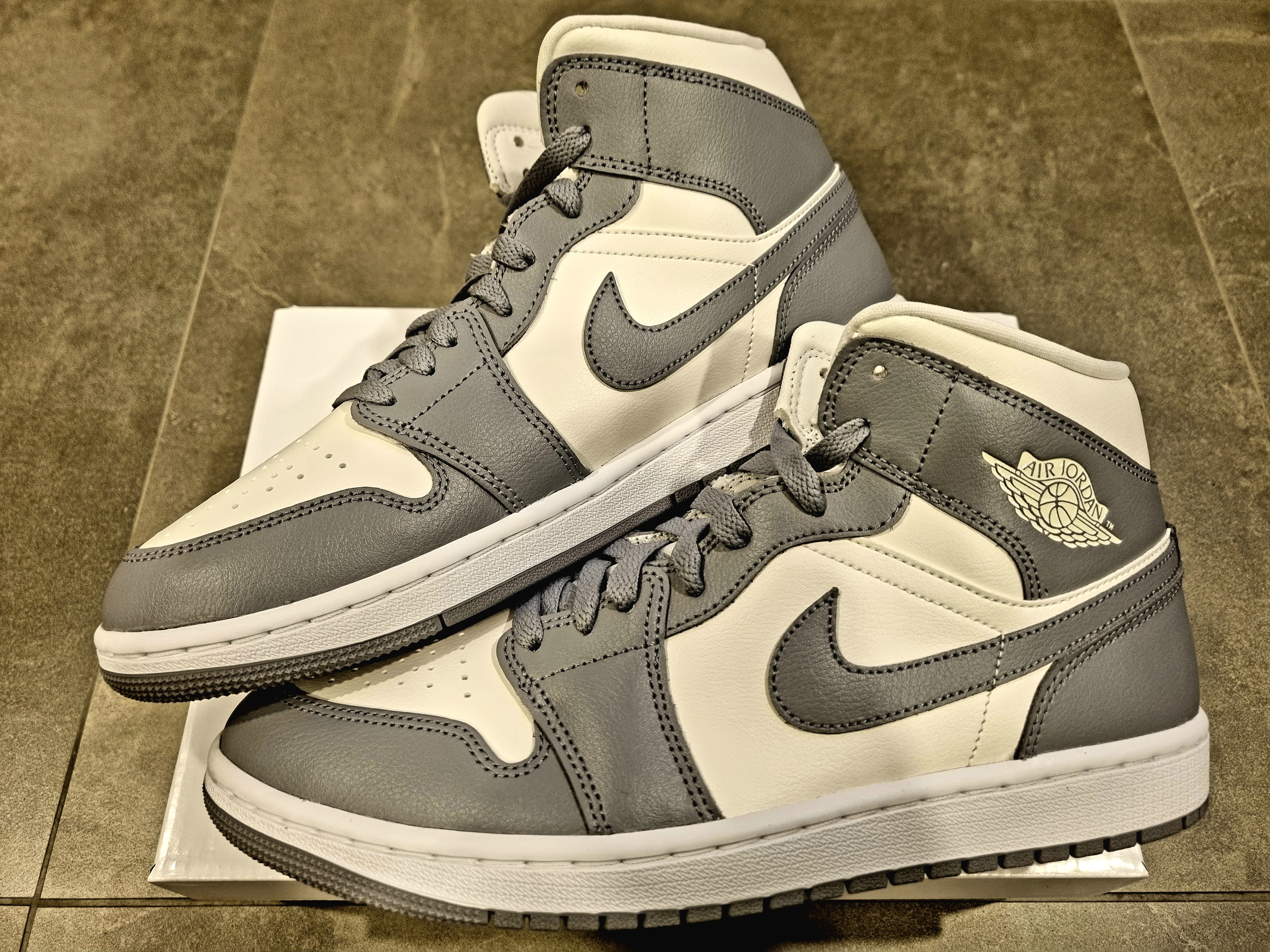 (W) Jordan 1 Mid Sail Stealth 착용 스타일 - 2