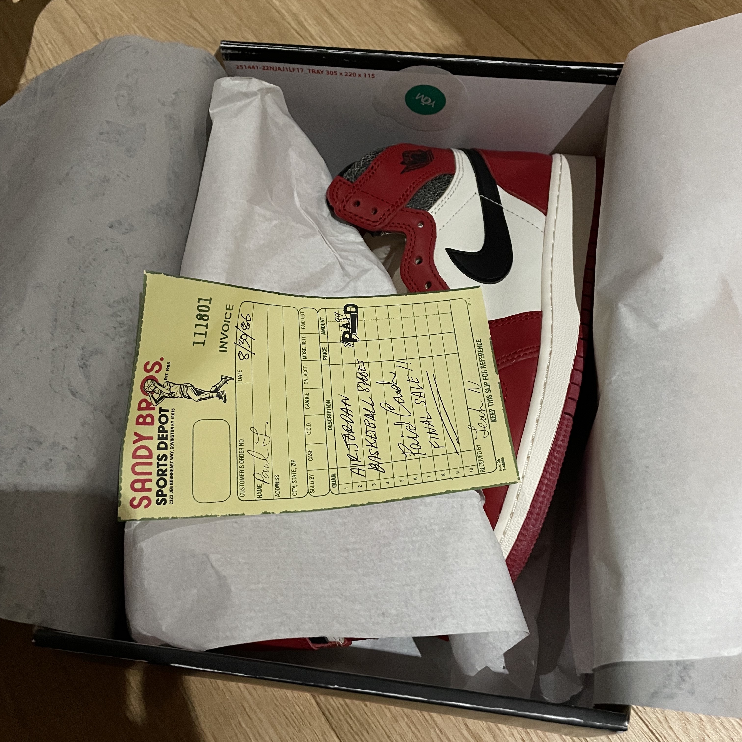 (PS) Jordan 1 Retro High OG Chicago 2022, (GS) Jordan 1 Retro High OG Chicago 2022 착용 스타일 - 3