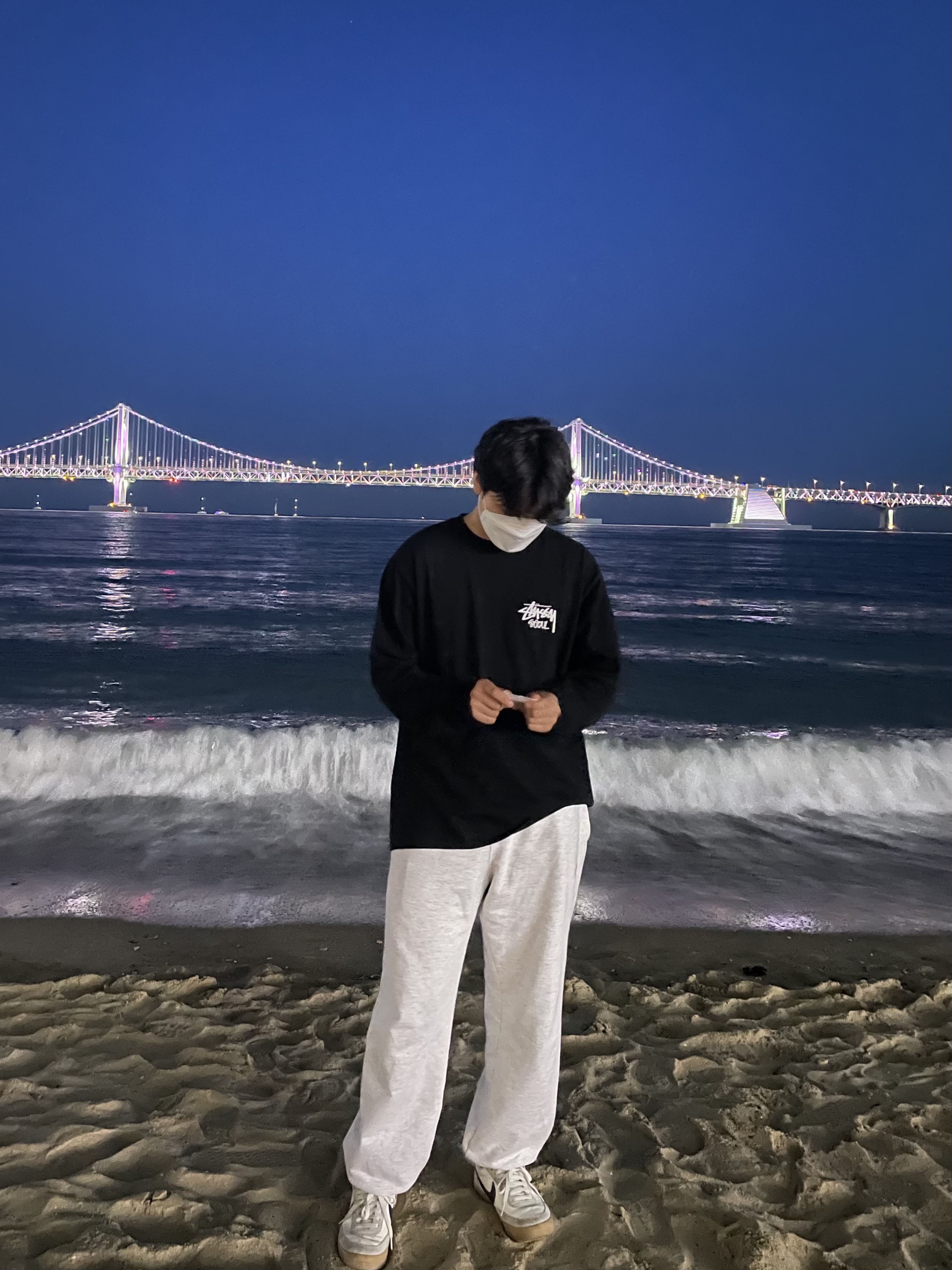 Nike x J.Crew Killshot 2 Sail Midnight Navy 착용 스타일