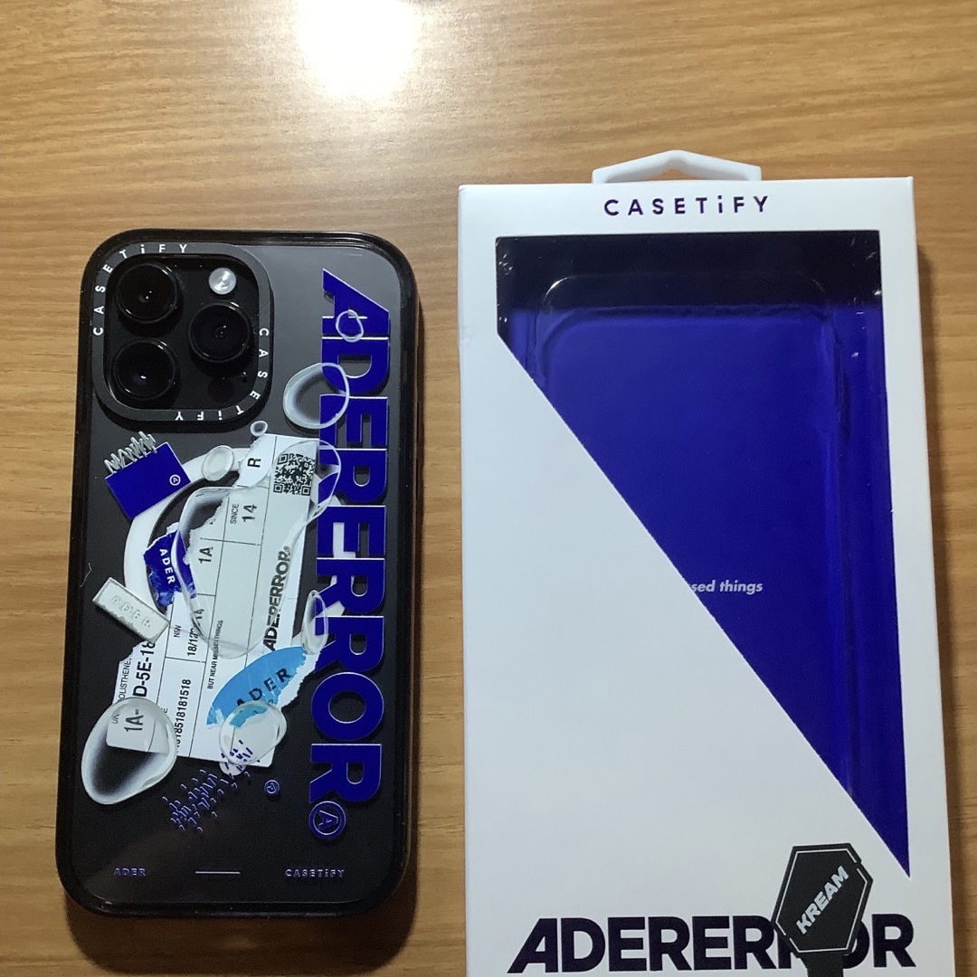 Casetify x Ader Error iPhone Sticker Magsafe Case Clear 착용 스타일 - 2