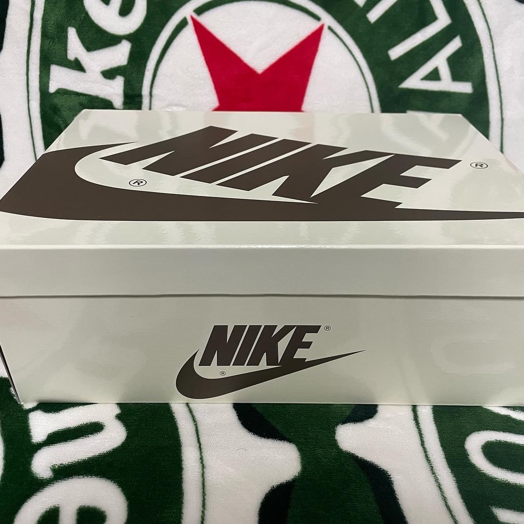Jordan 1 x Travis Scott Retro Low OG SP Sail and Ridgerock 착용 스타일 - 1