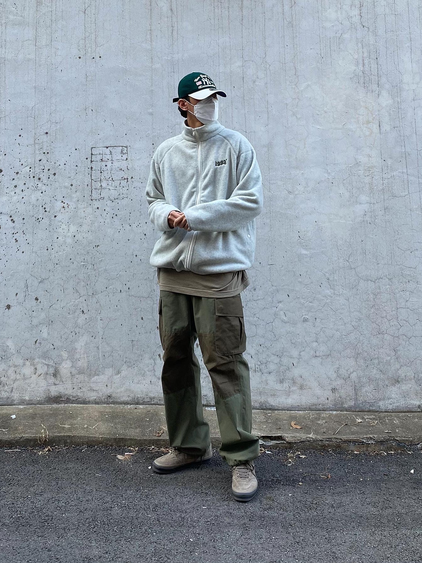Vans Vault x WTAPS OG Half Cab LX Coyote 착용 스타일 - 1