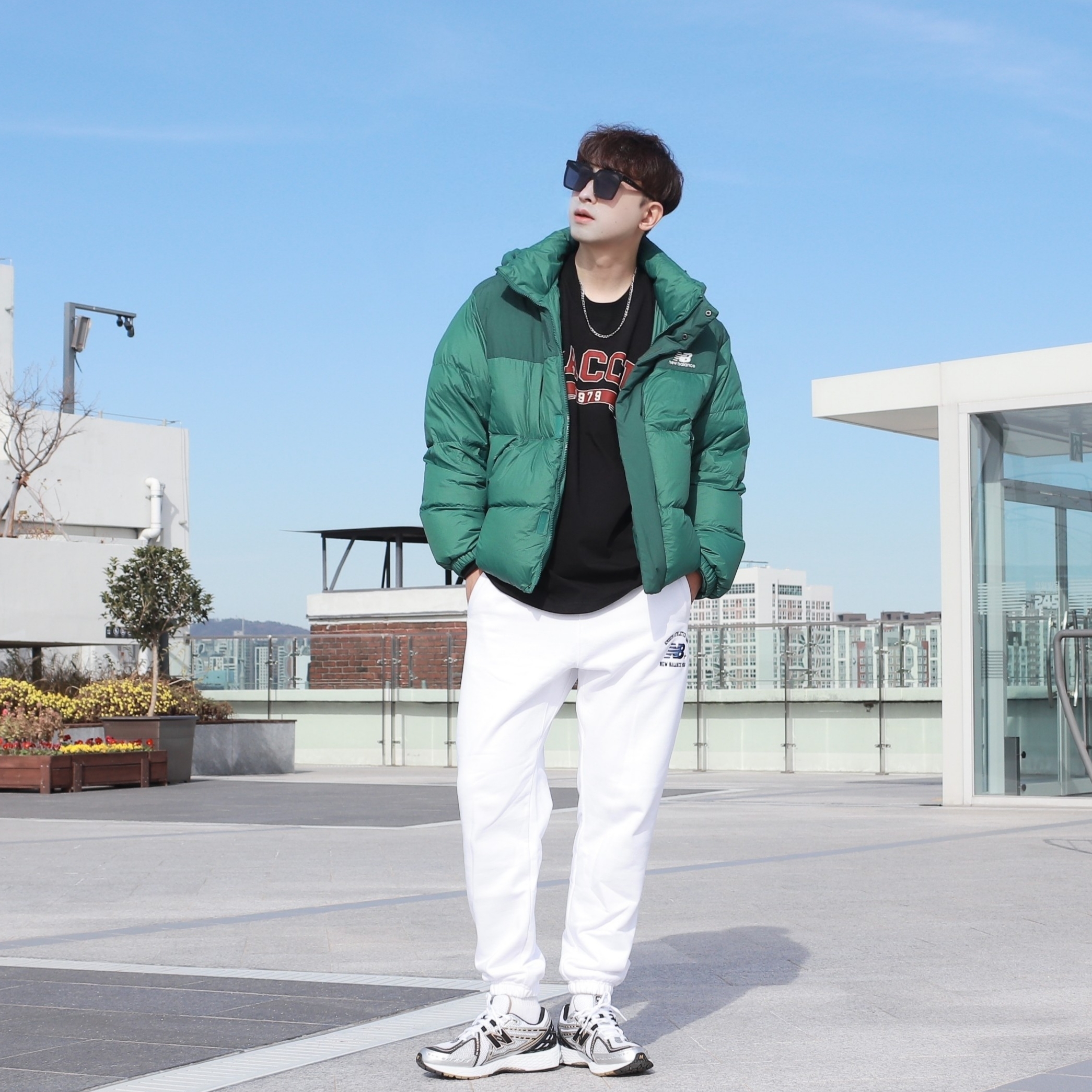 New Balance 1906R White Gold 착용 스타일 - 5