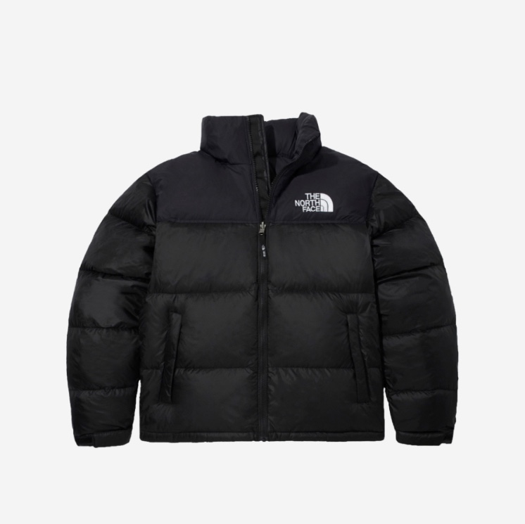 The North Face 1996 Eco Nuptse Jacket Black 착용 스타일