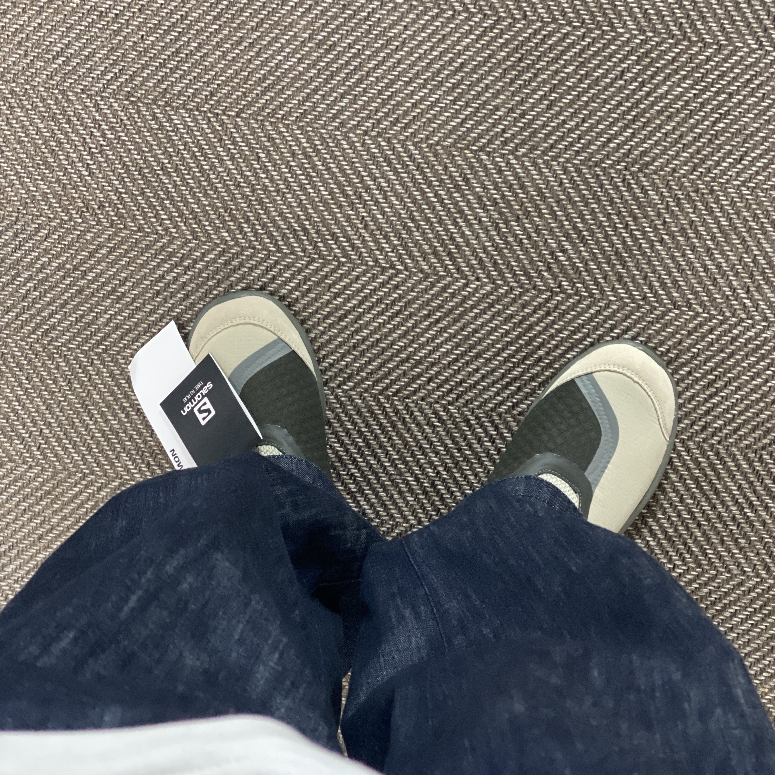 Salomon RX Snug Moss Gray 착용 스타일 - 3