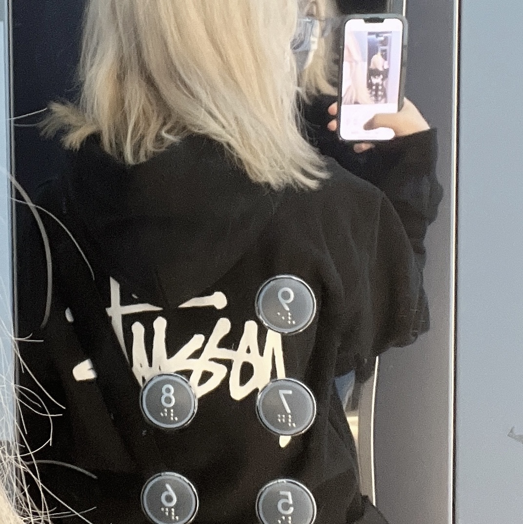 Stussy Basic Stussy Hoodie Black 2022 착용 스타일