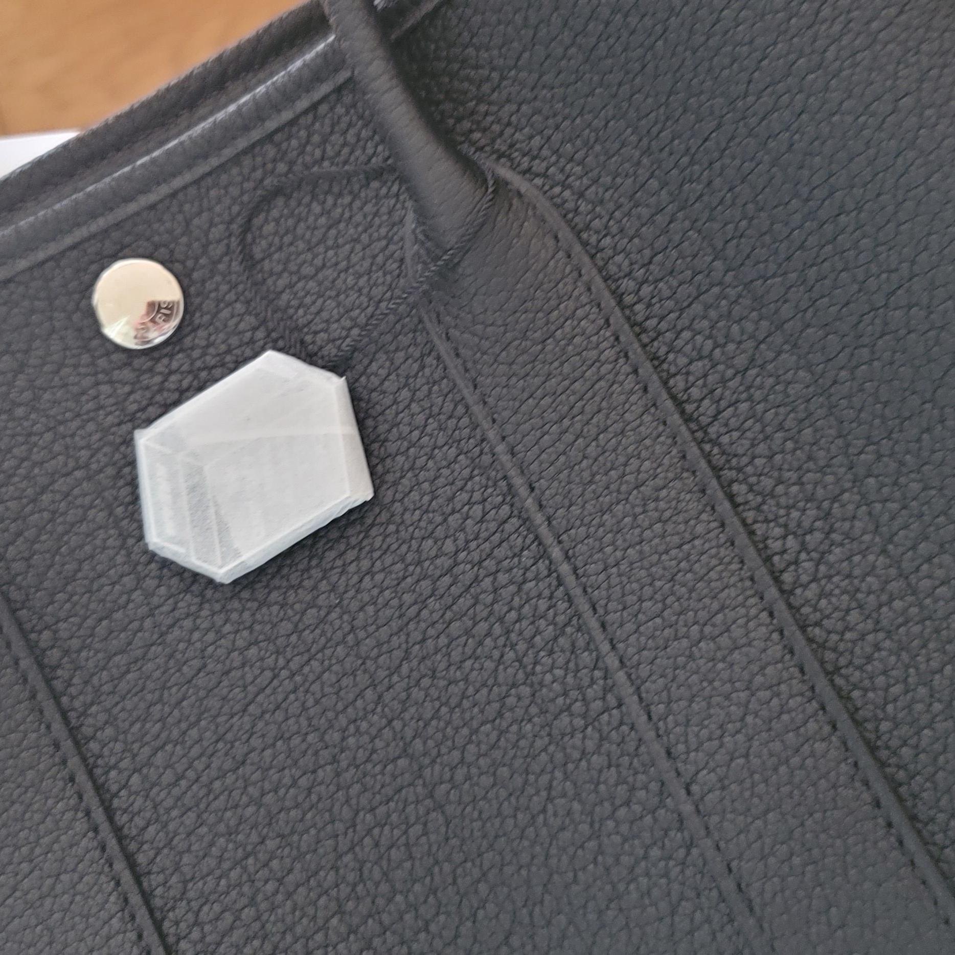 Hermes Garden Party 30 Bag Negonda & Palladium Noir 착용 스타일 - 3