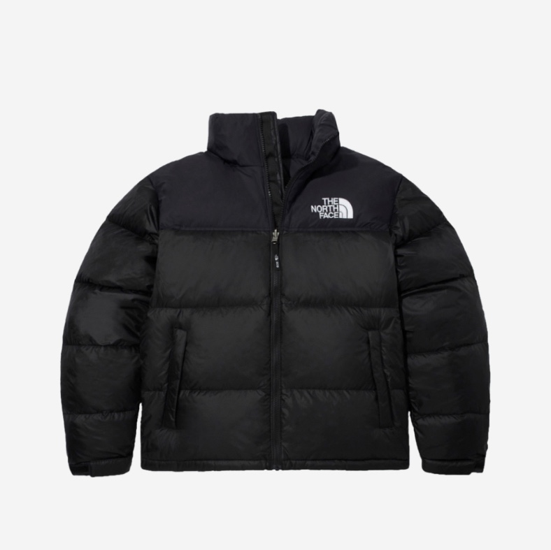 The North Face 1996 Eco Nuptse Jacket Black 착용 스타일