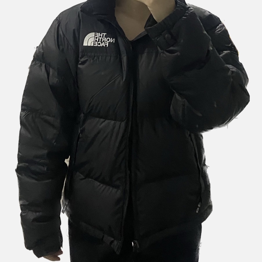 The North Face 1996 Eco Nuptse Jacket Black 착용 스타일 - 2