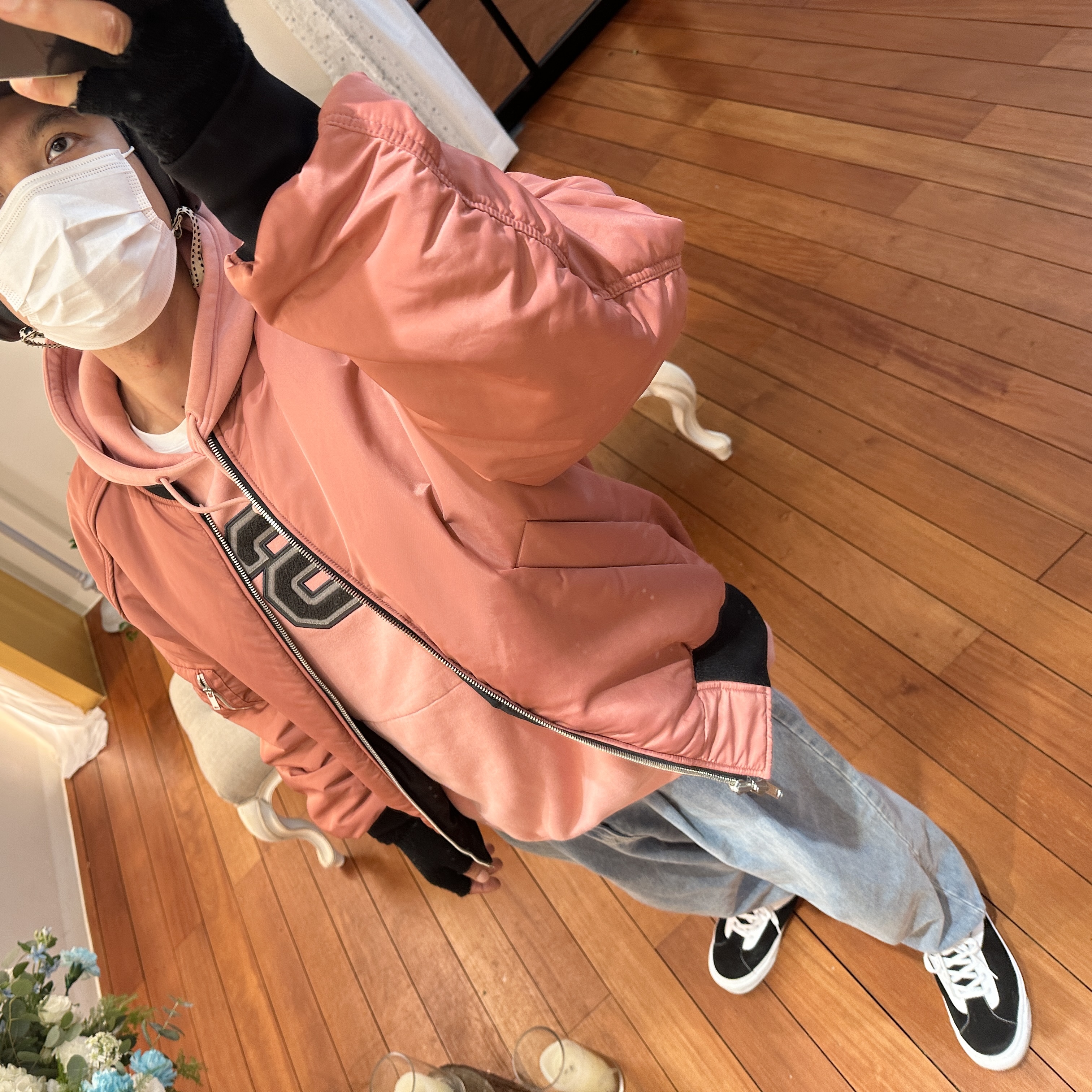 Vans x Rhude Bold Ni Black, Apple AirPods Max Lightning Space Gray (Korean Ver.) 착용 스타일 - 4