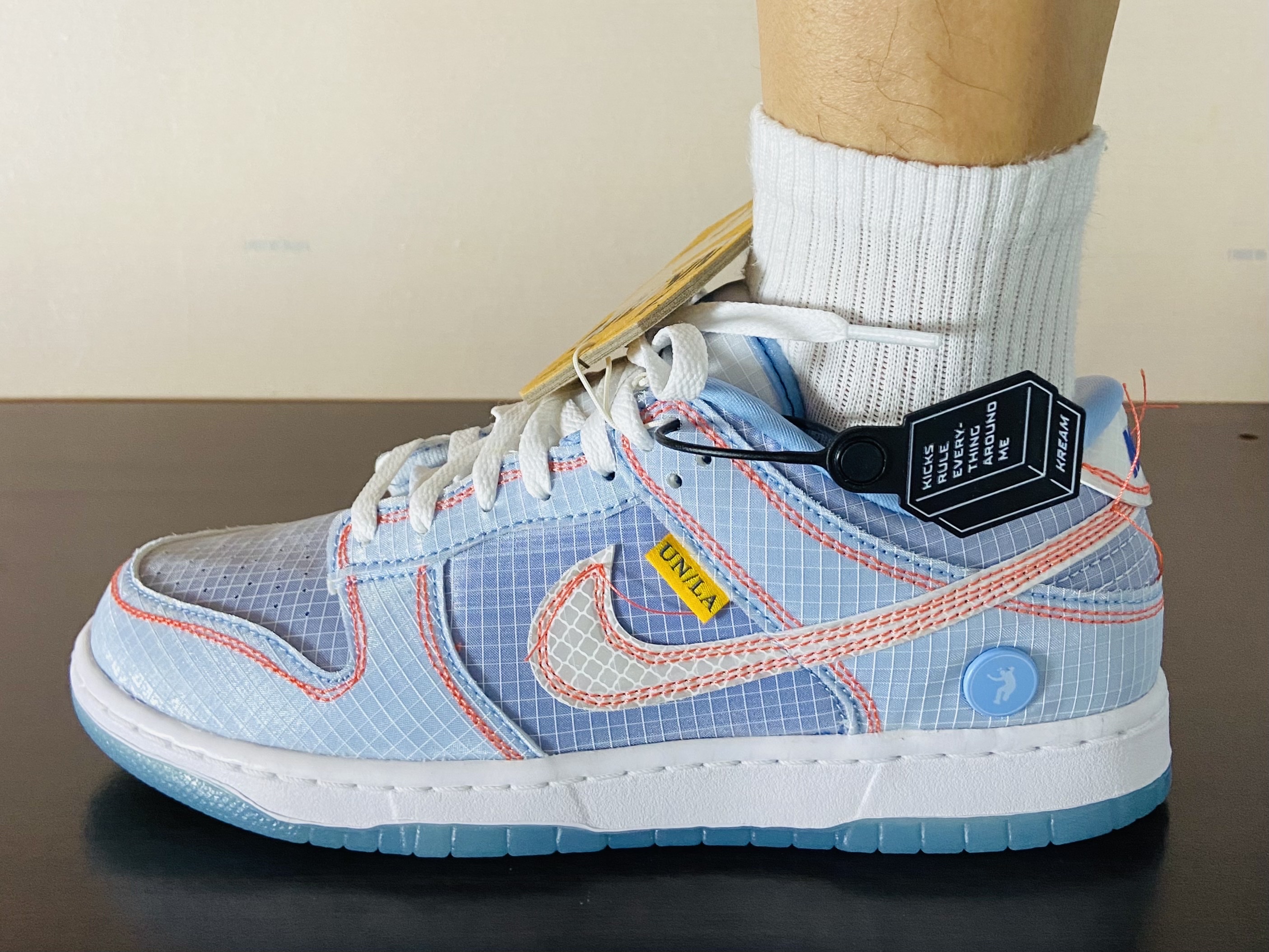 Nike x Union Dunk Low Passport Pack Argon 착용 스타일