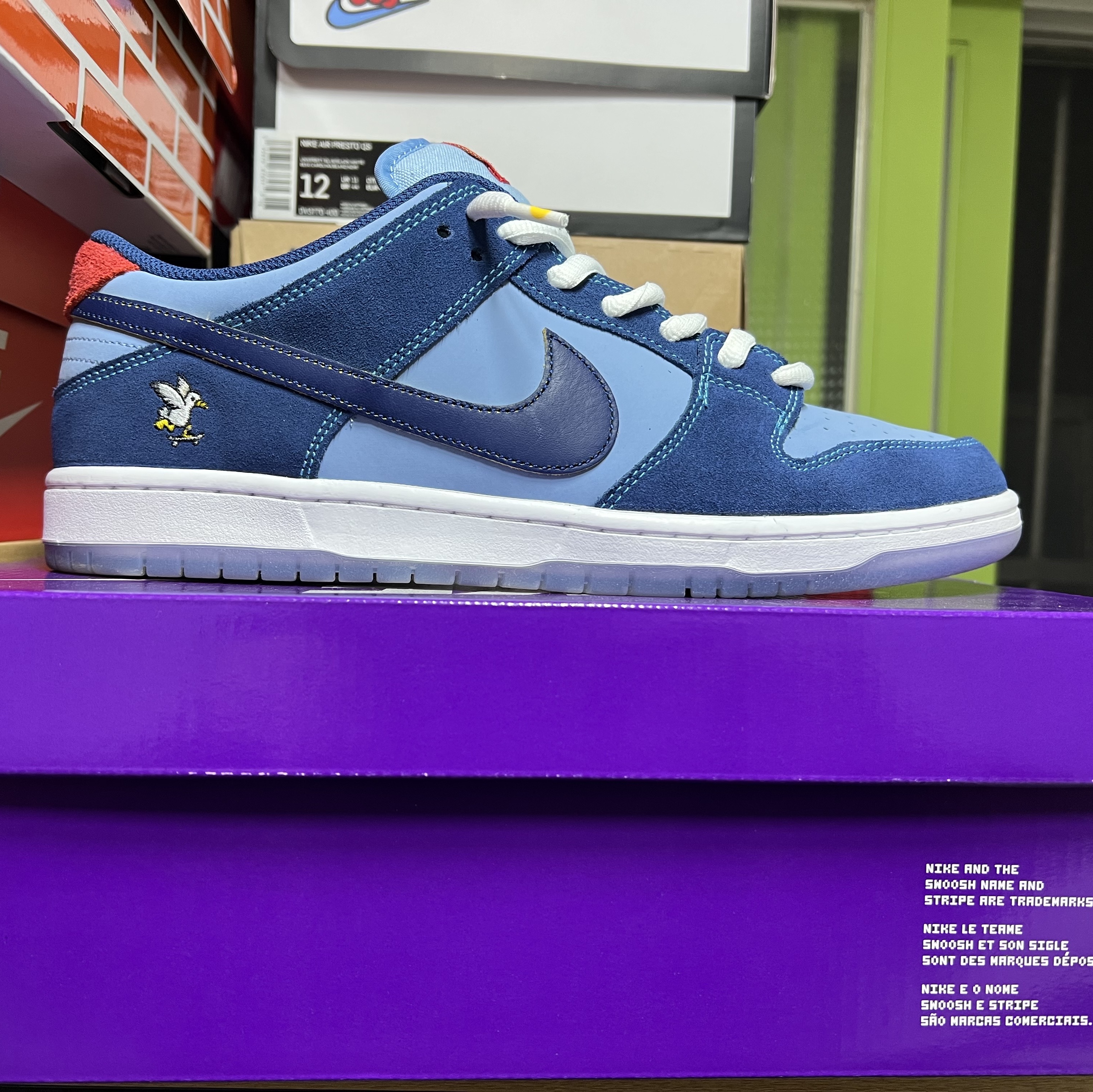 Nike x Why So Sad? SB Dunk Low Pro Coastal Blue 착용 스타일