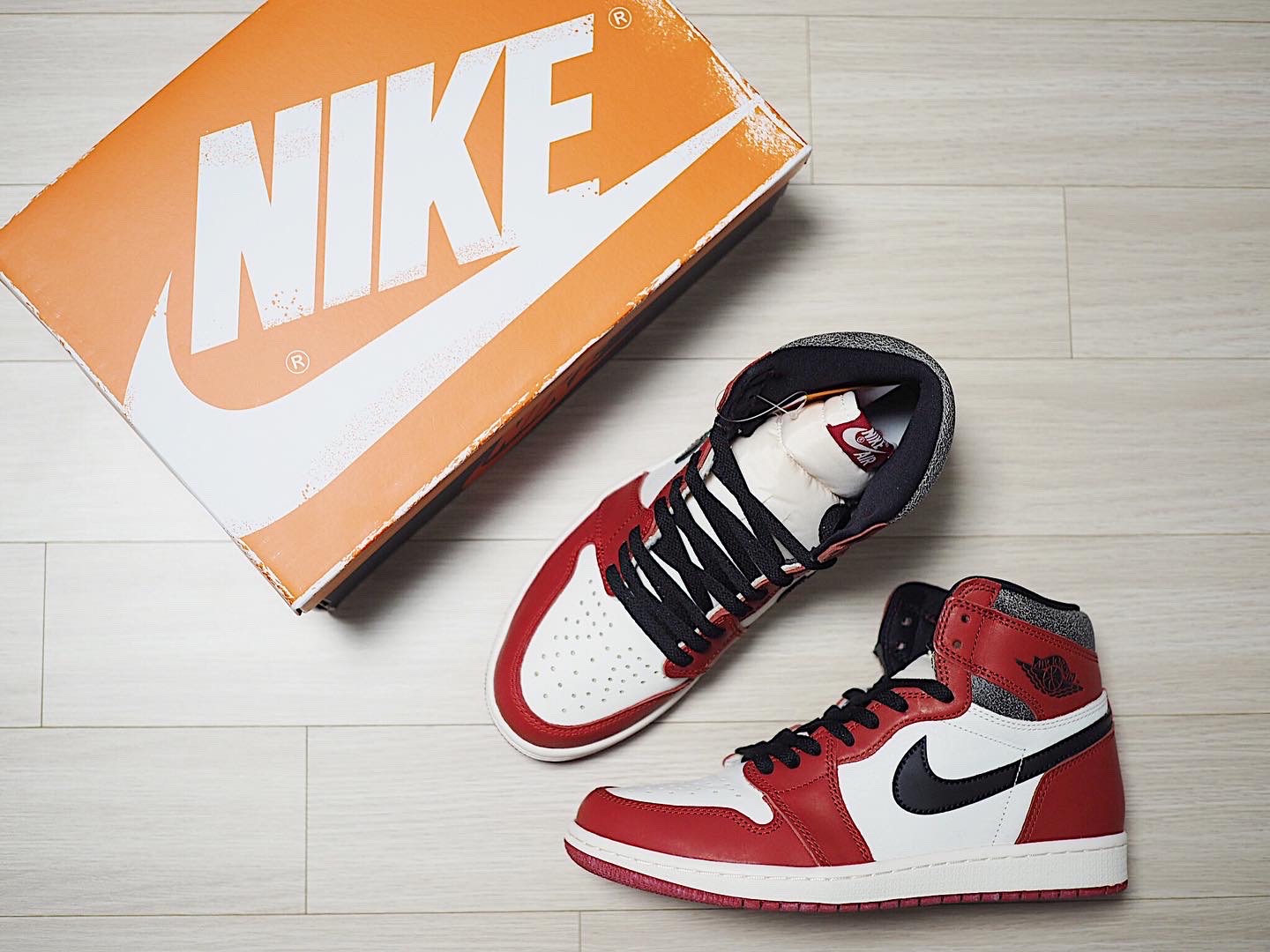 Jordan 1 Retro High OG Chicago 2022, (GS) Jordan 1 Retro High OG Chicago 2022 착용 스타일 - 3