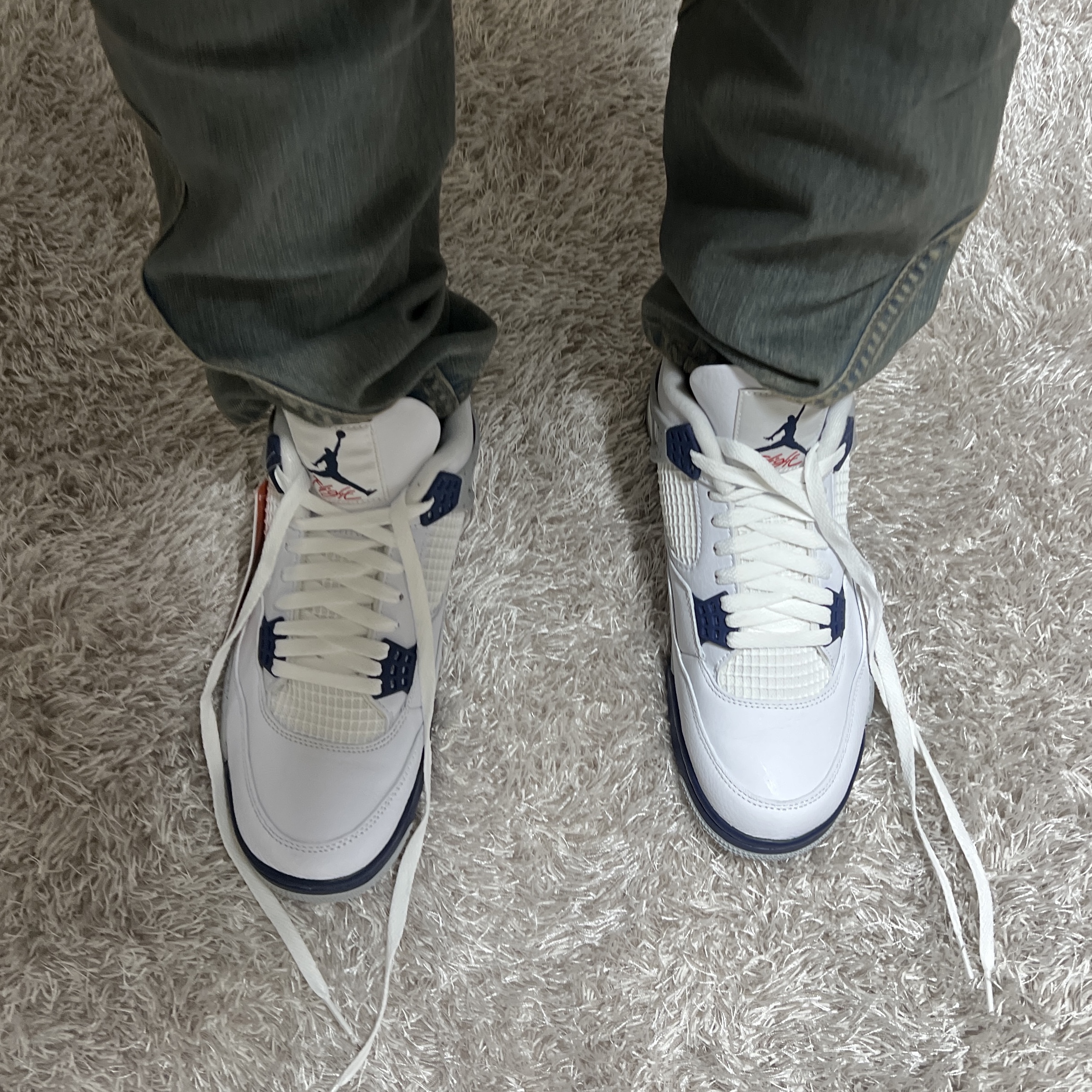 Jordan 4 Retro Midnight Navy 착용 스타일