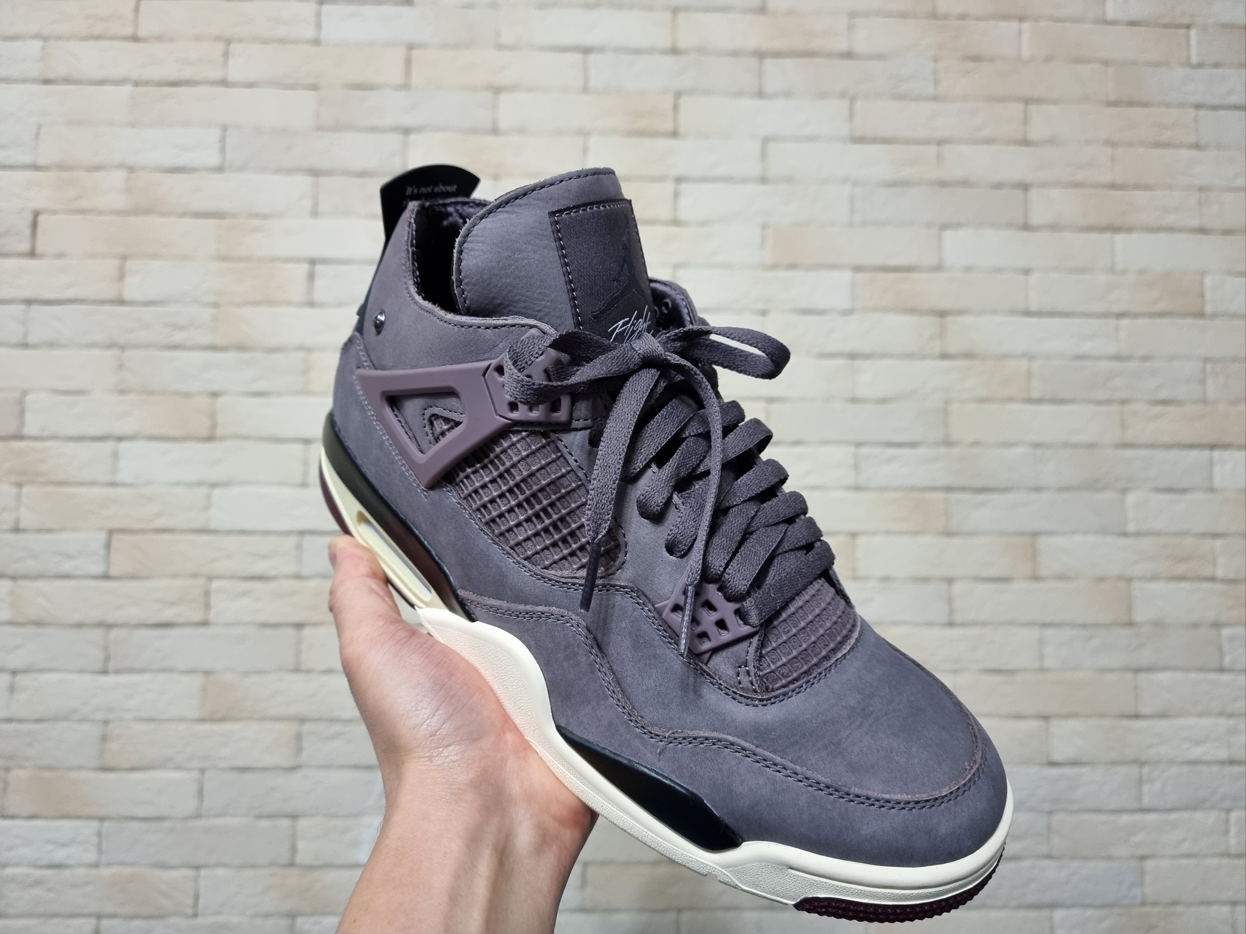 Jordan 4 x A Ma Maniere Retro Violet Ore 착용 스타일 - 4