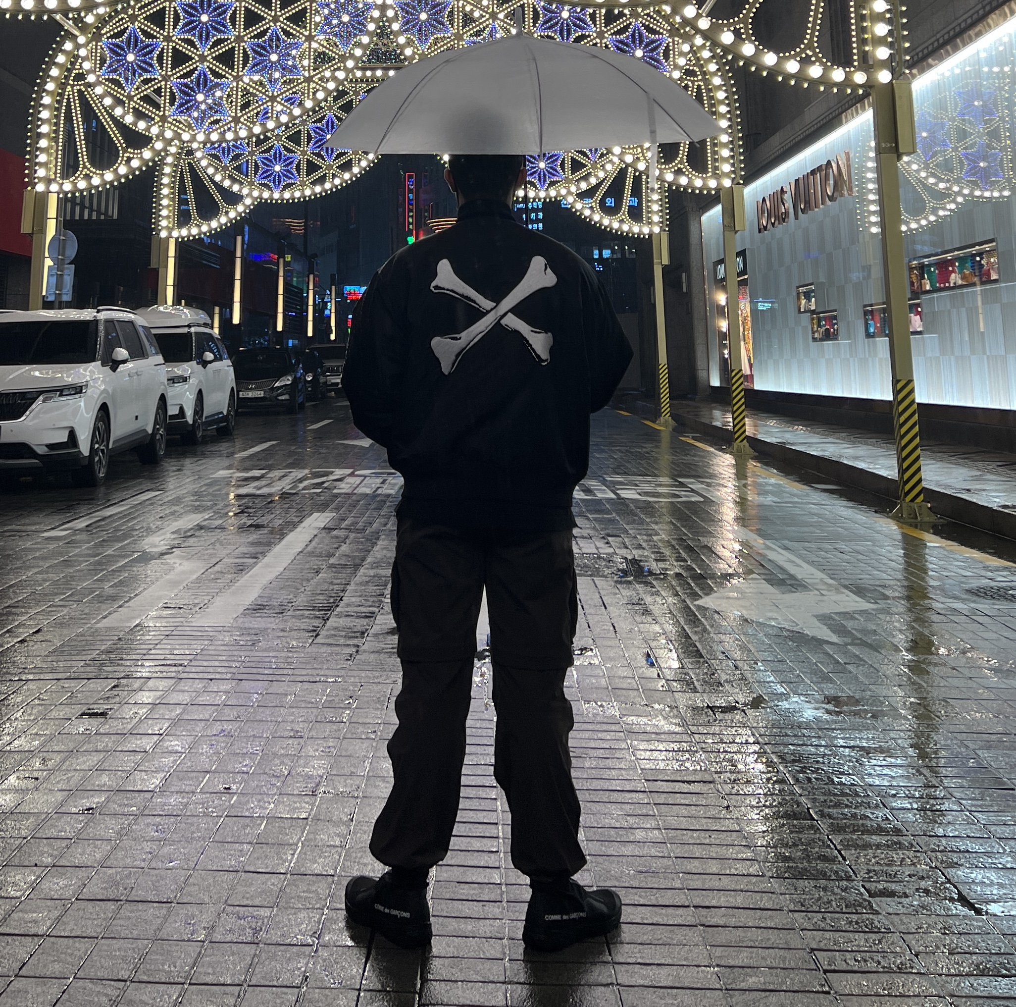 Salomon x Comme des Garcons XA-Alpine 2 Black, Nike NRG ACG Smith Summit Cargo Pants Ironstone - Asia 착용 스타일