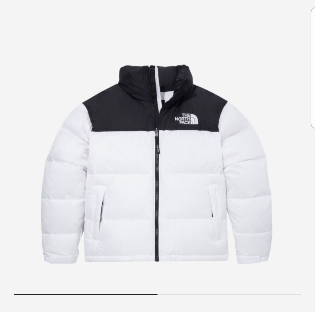 The North Face 1996 Eco Nuptse Jacket White 착용 스타일