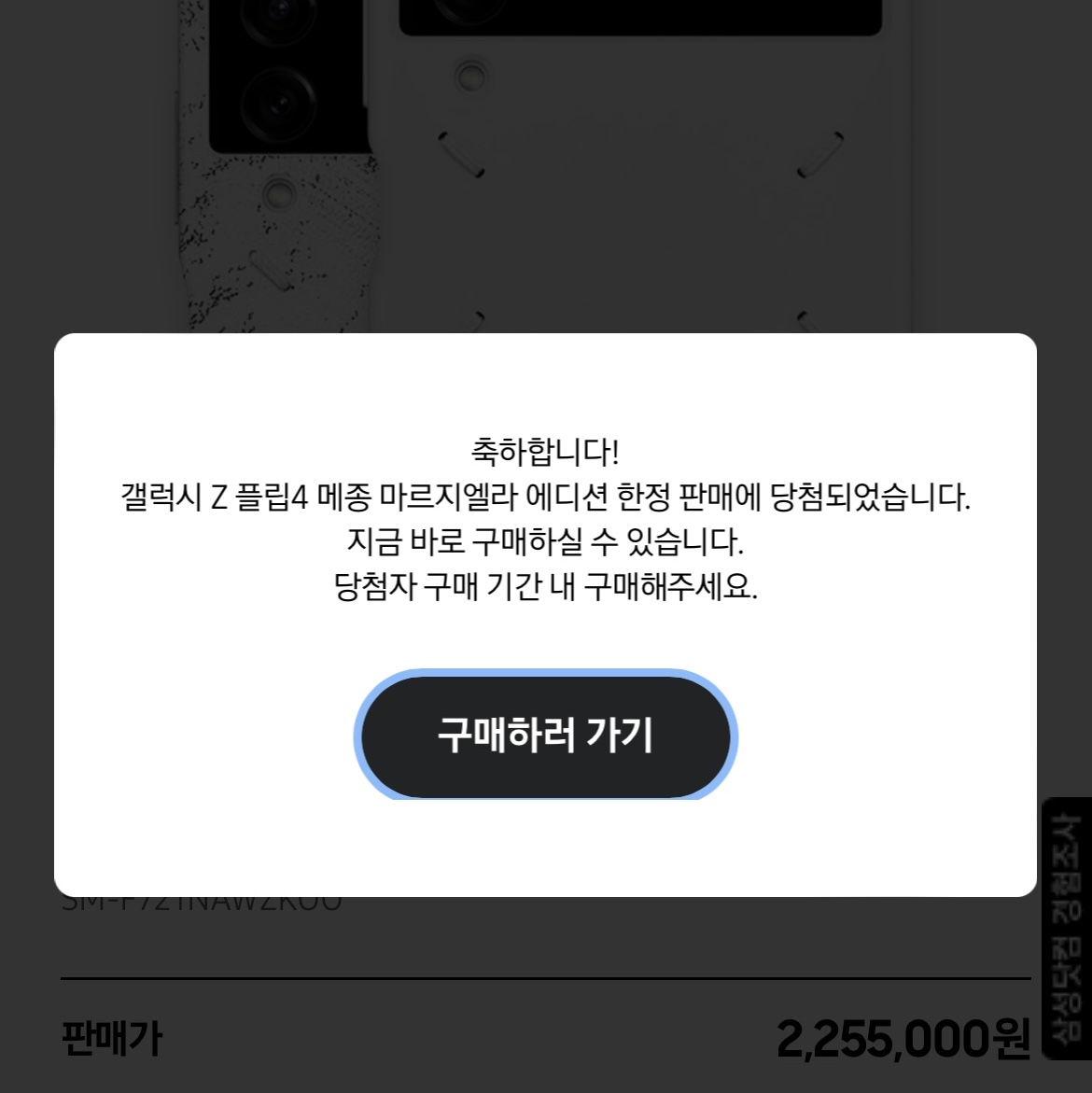 Samsung Galaxy Z Flip4 Maison Margiela Edition (Korean Ver.) 착용 스타일