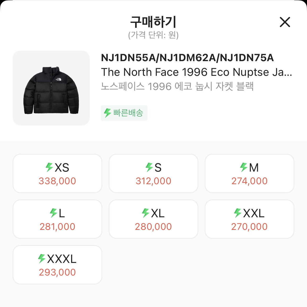 The North Face 1996 Eco Nuptse Jacket Black 착용 스타일