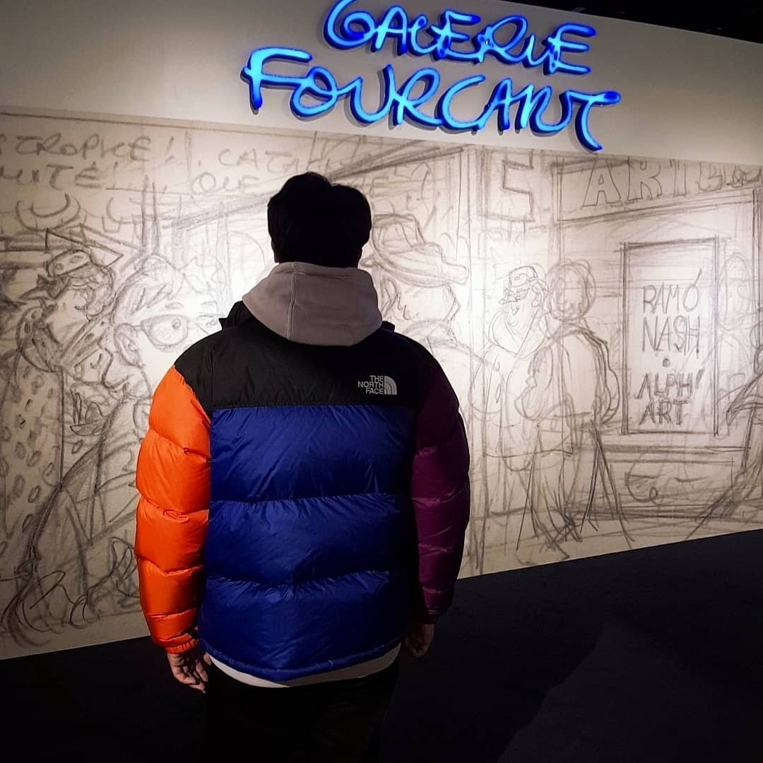 The North Face 1996 Eco Nuptse Jacket Black 착용 스타일 - 1