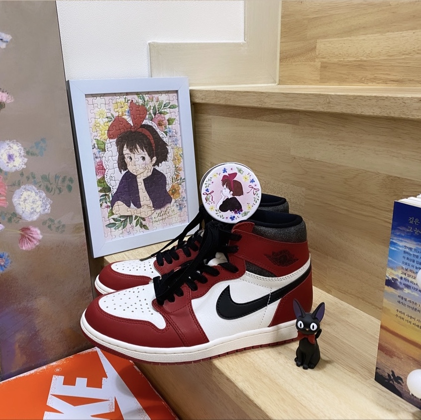 Jordan 1 Retro High OG Chicago 2022, (GS) Jordan 1 Retro High OG Chicago 2022 착용 스타일