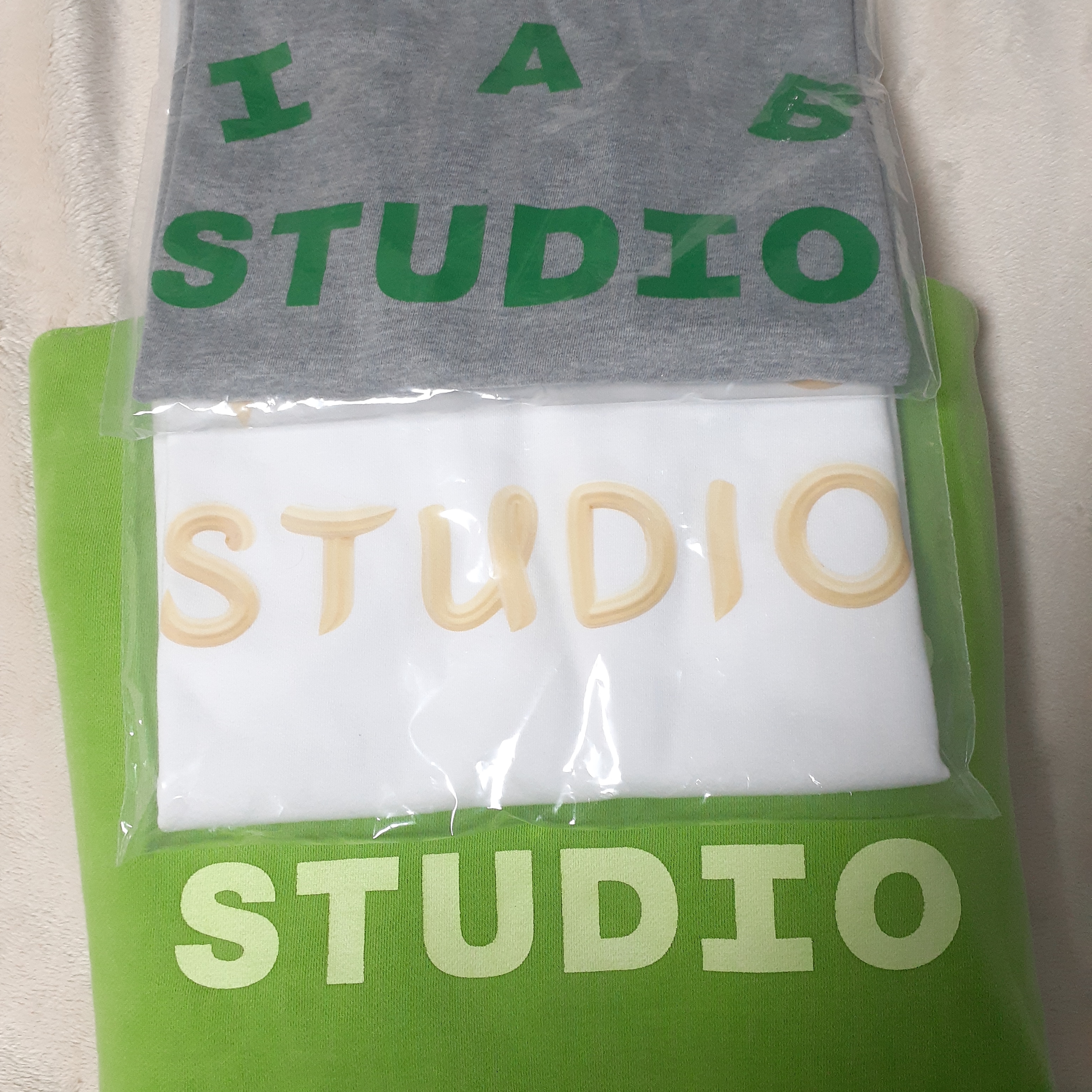 IAB Studio T-Shirt Gray Green - 22FW, IAB Studio x Ottogi Mayonnaise 50th Anniversary T-Shirt White 착용 스타일