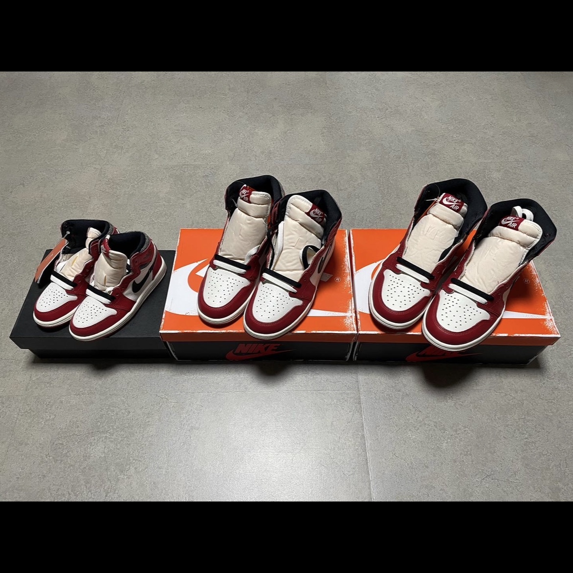 Jordan 1 Retro High OG Chicago 2022, (GS) Jordan 1 Retro High OG Chicago 2022 착용 스타일 - 1