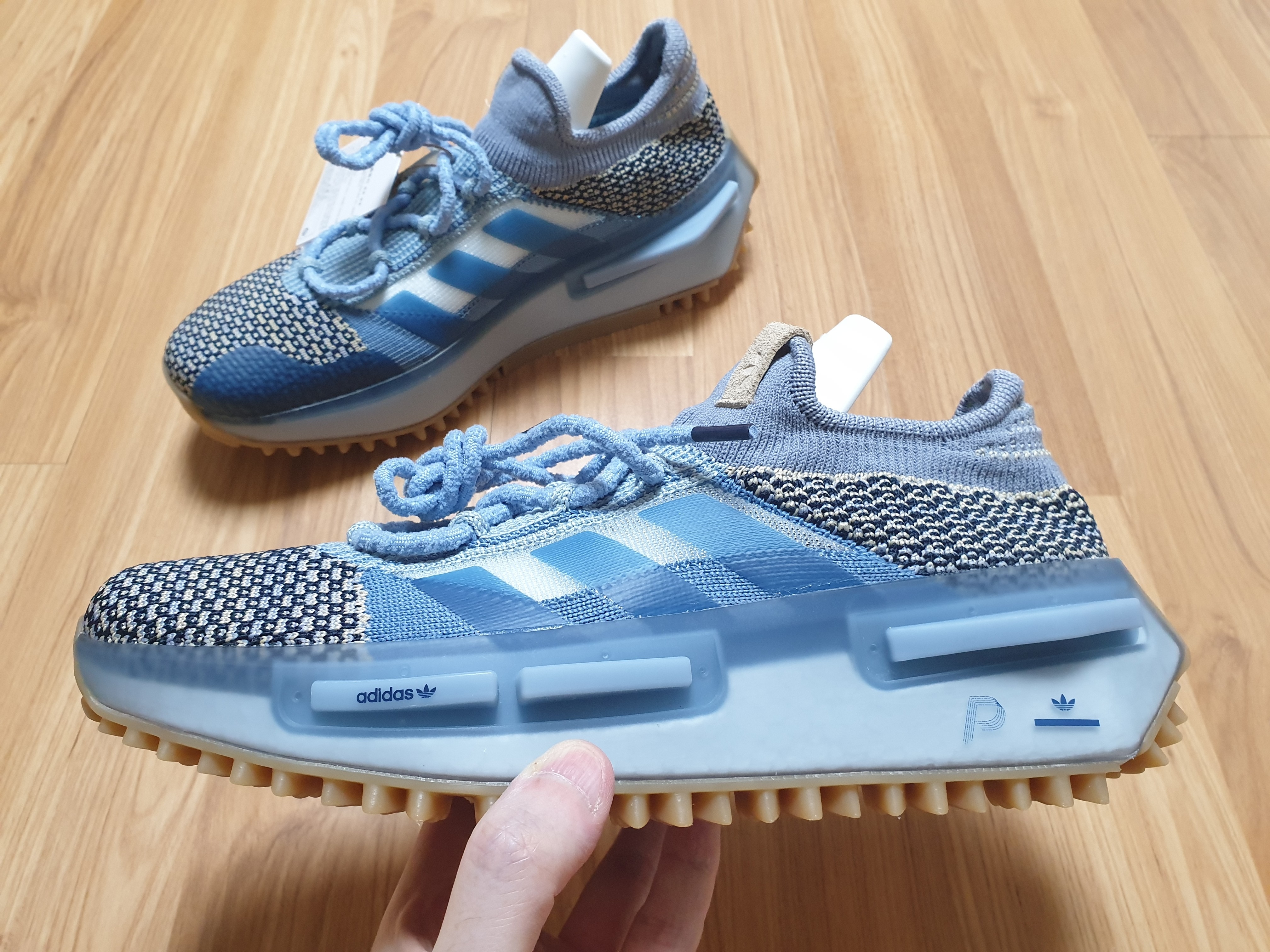 Adidas x Philllllthy NMD S1 Ambient Sky Crew Navy 착용 스타일 - 2