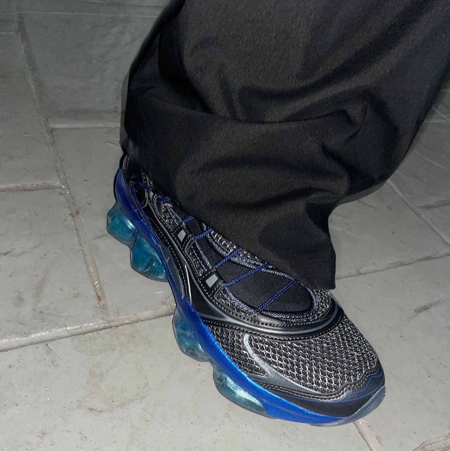(W) Asics x Kiko Kostadinov x Hysteric Glamour Gel-Quantum Lylia Pure Silver Blue Expanse 착용 스타일