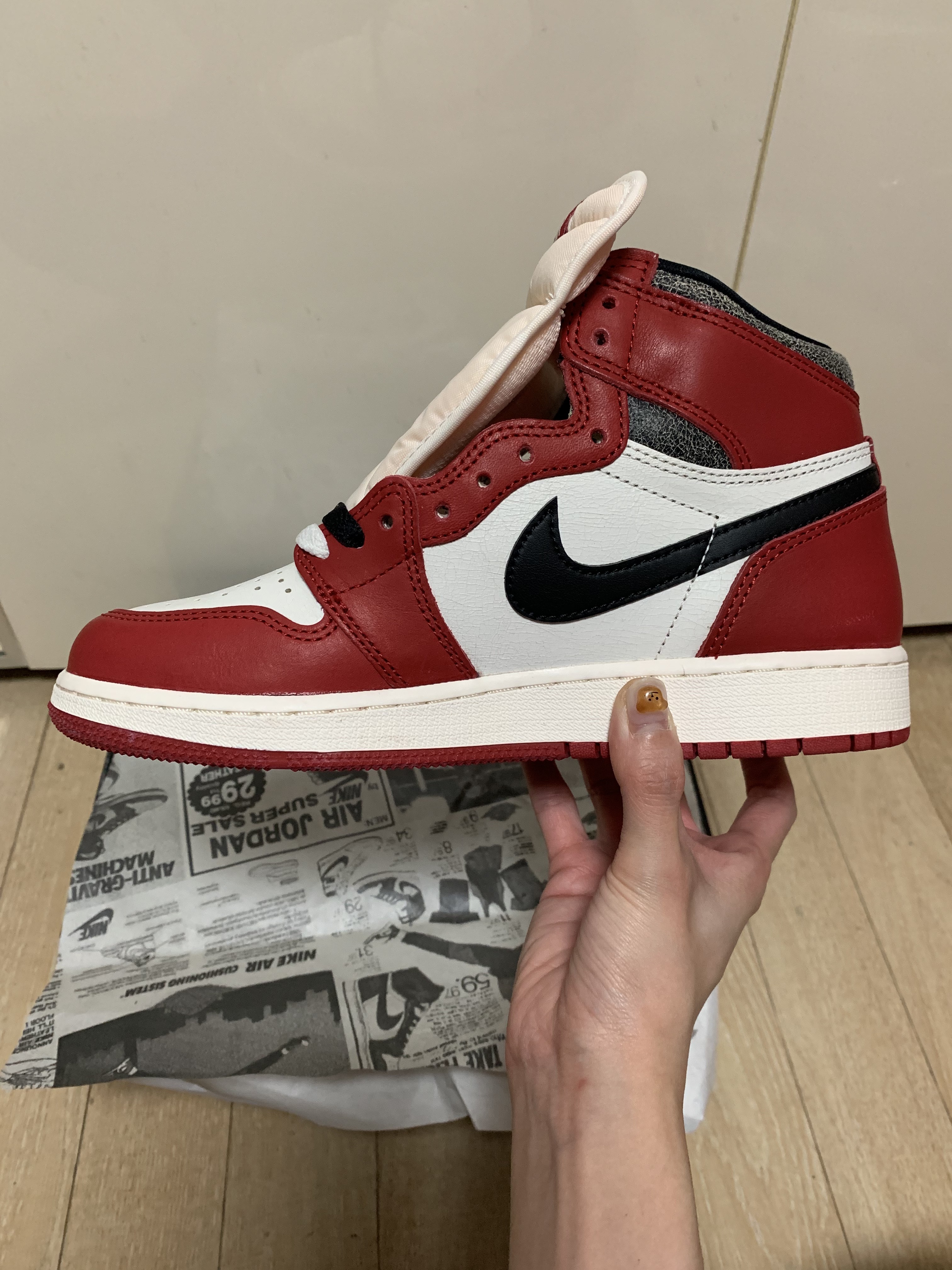 Jordan 1 Retro High OG Chicago 2022, (GS) Jordan 1 Retro High OG Chicago 2022 착용 스타일