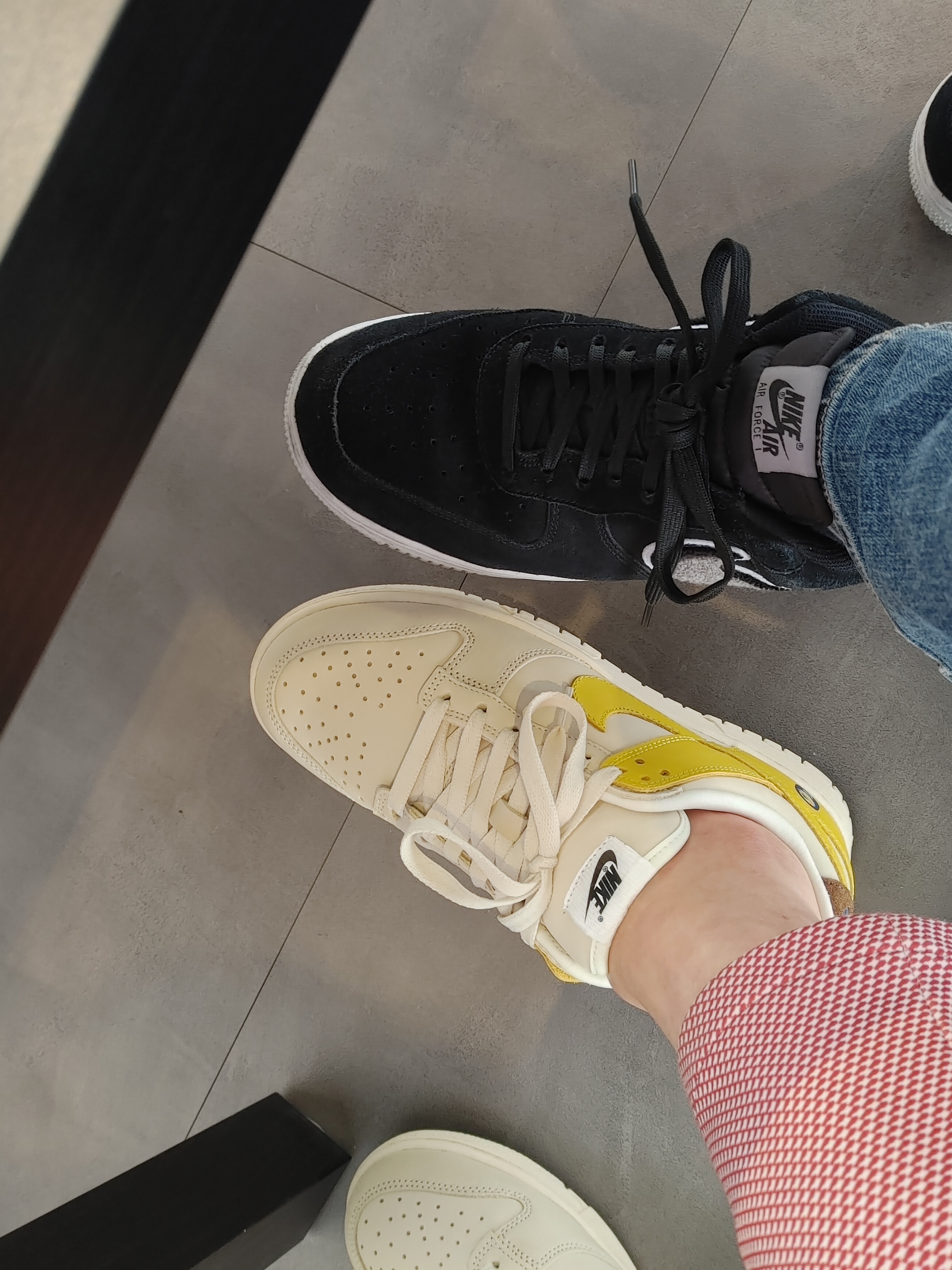 (W) Nike Dunk Low LX Banana 착용 스타일