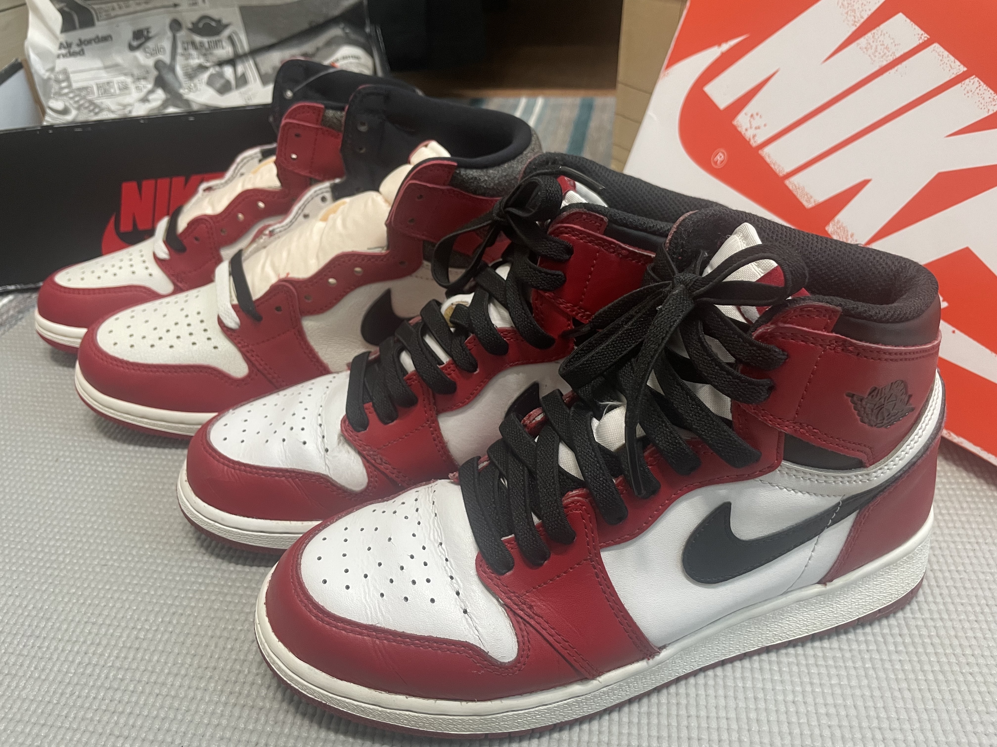 Jordan 1 Retro High OG Chicago 2022, Jordan 1 Retro High OG Chicago 2015 착용 스타일 - 2