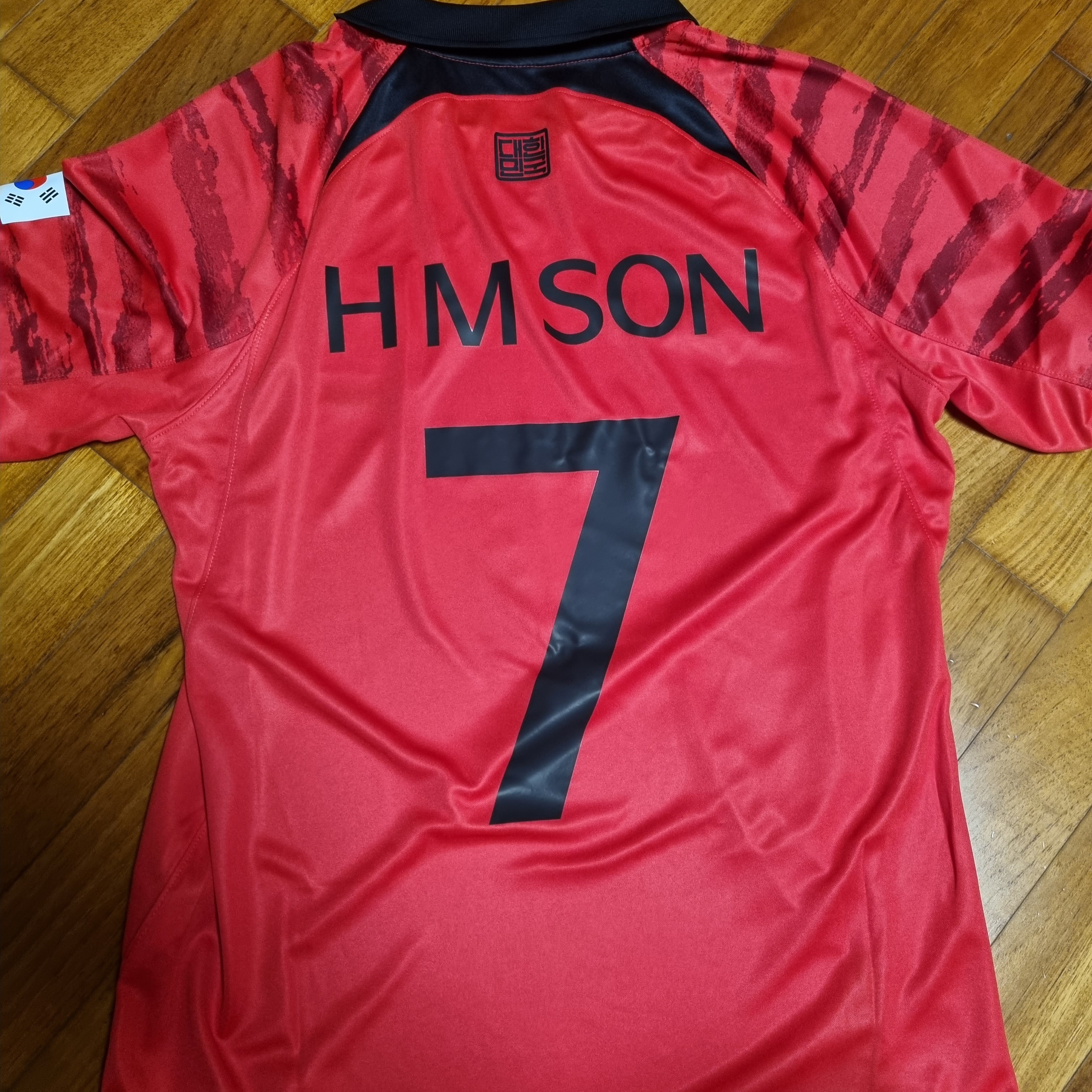 Nike Korea Dri-Fit Stadium Home SS Jersey Global Red - Asia (Non Marking Ver.) 착용 스타일