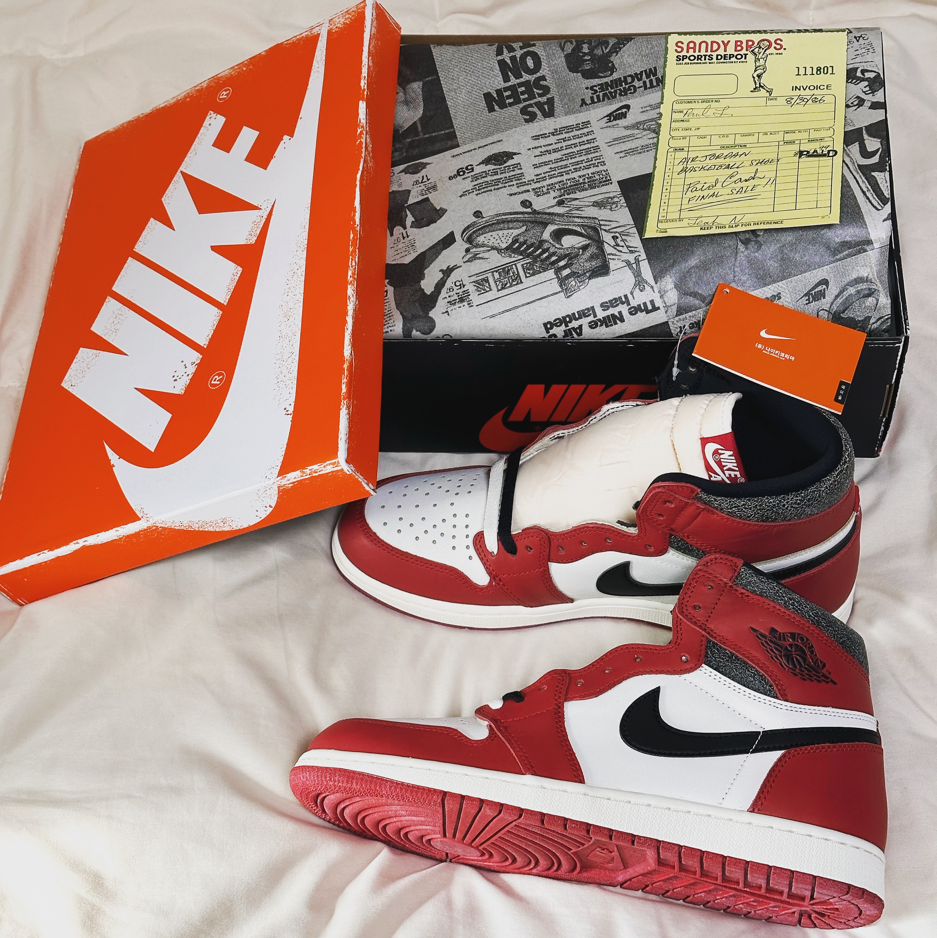 Jordan 1 Retro High OG Chicago 2022 착용 스타일
