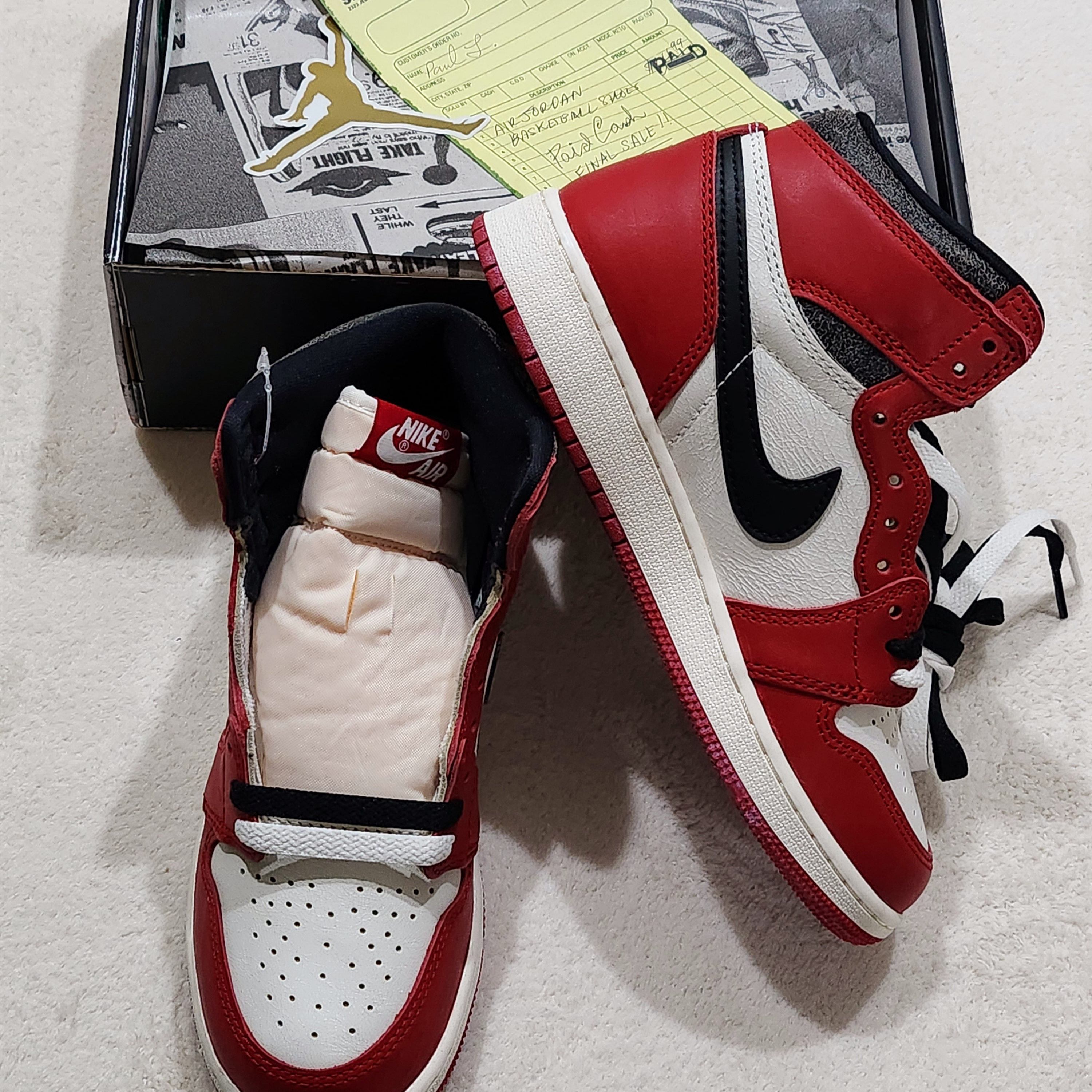 (GS) Jordan 1 Retro High OG Chicago 2022 착용 스타일 - 1
