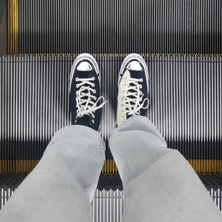 Converse x Joshua Vides Chuck 70s Hi Black 착용 스타일