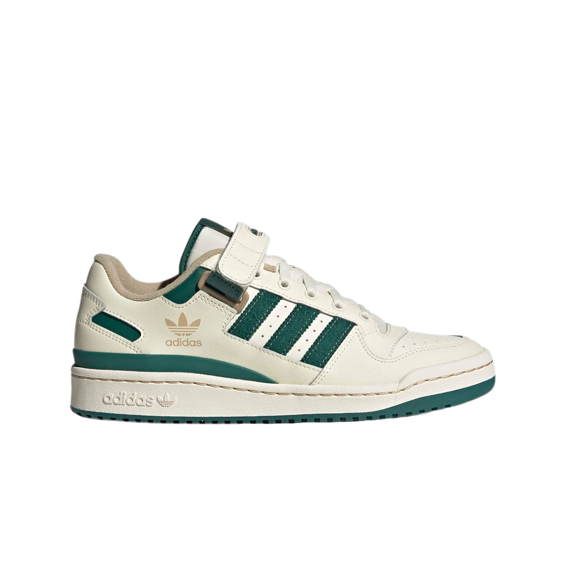 아디다스 포럼 로우 클라우드 화이트 컬리지에이트 그린(Adidas Forum Low Cloud White Collegiate Green) - 1