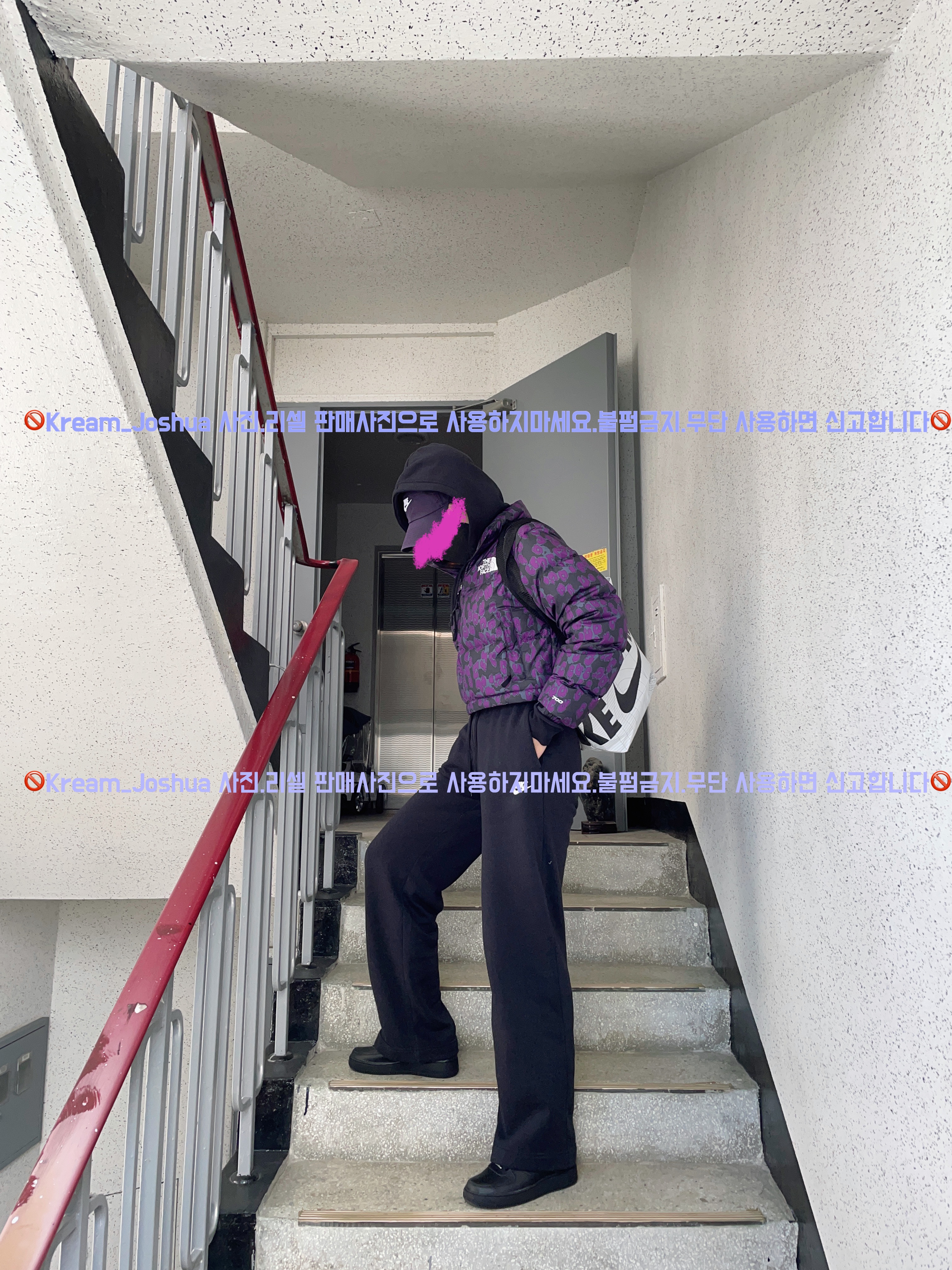 Nike Heritage 86 Futura Washed Cap Cave Purple, (W) Nike Club Fleece Pants Black - US/EU 착용 스타일 - 5