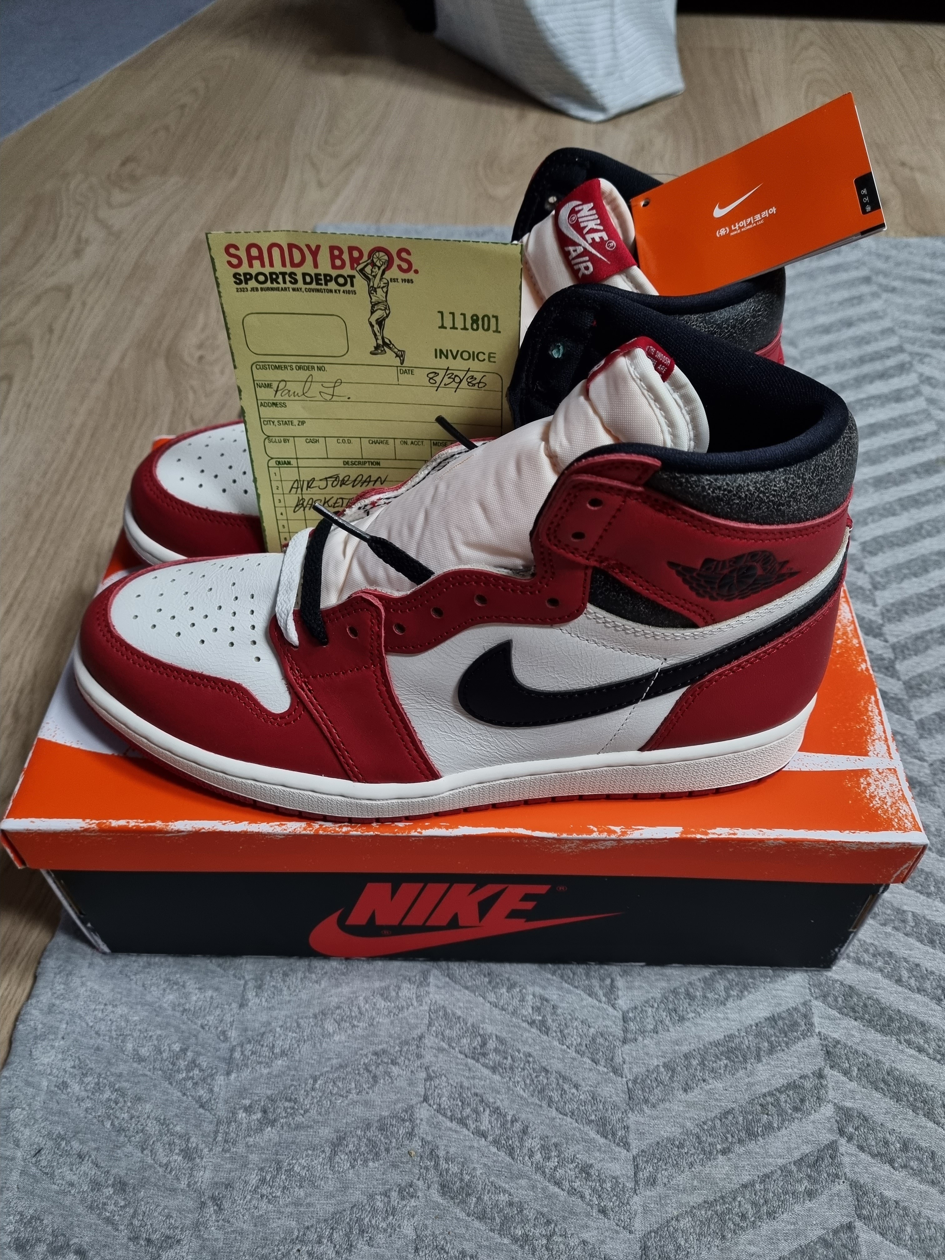 Jordan 1 Retro High OG Chicago 2022 착용 스타일 - 2