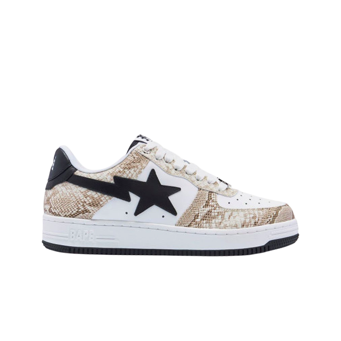 베이프 스네이크 베이프 스타 로우 M1 베이지(BAPE Snake Bape Sta Low M1 Beige)