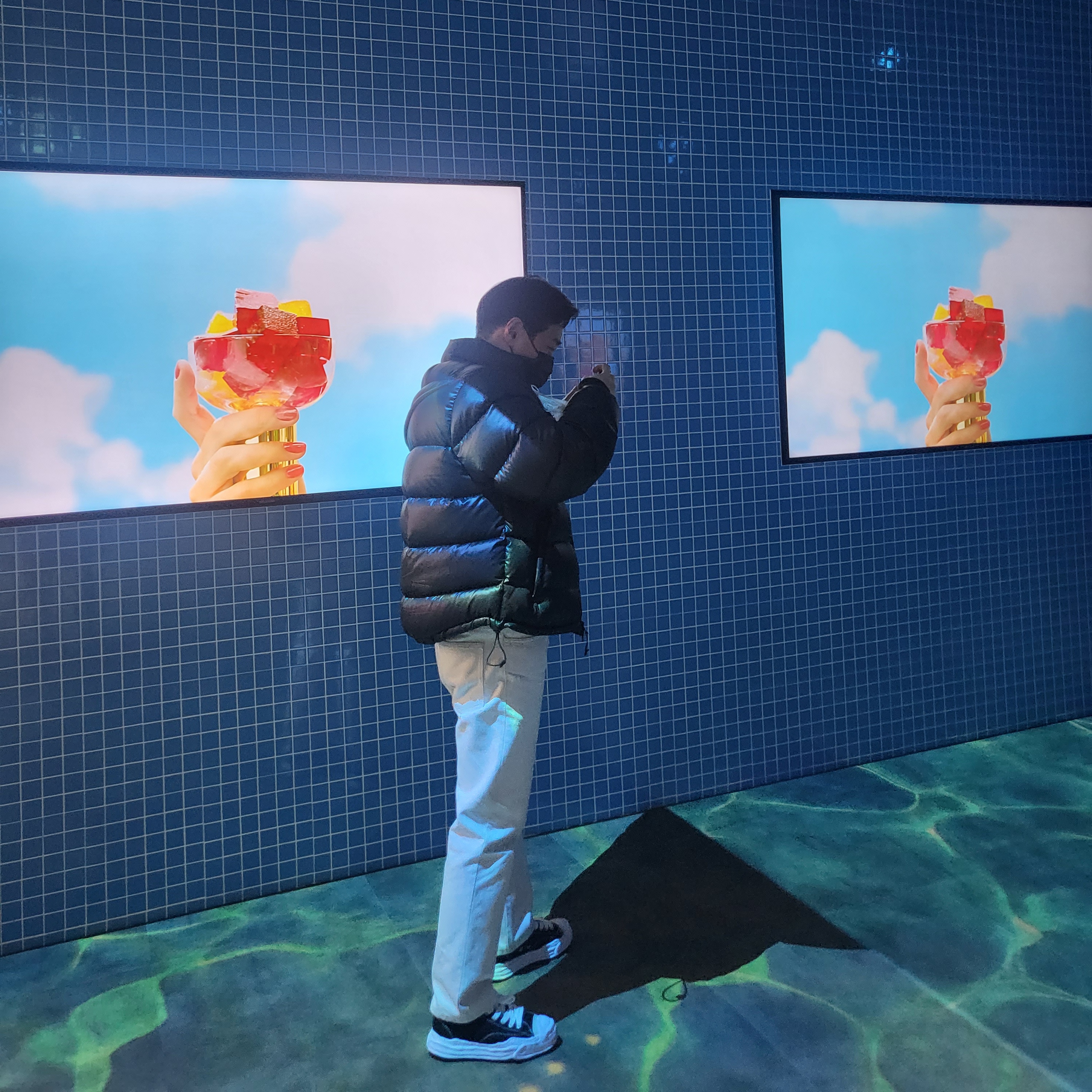 Nike x Drake Nocta Puffer Jacket Black - Asia, Maison Mihara Yasuhiro Hank OG Sole Canvas Low-top Sneakers Black 착용 스타일 - 2