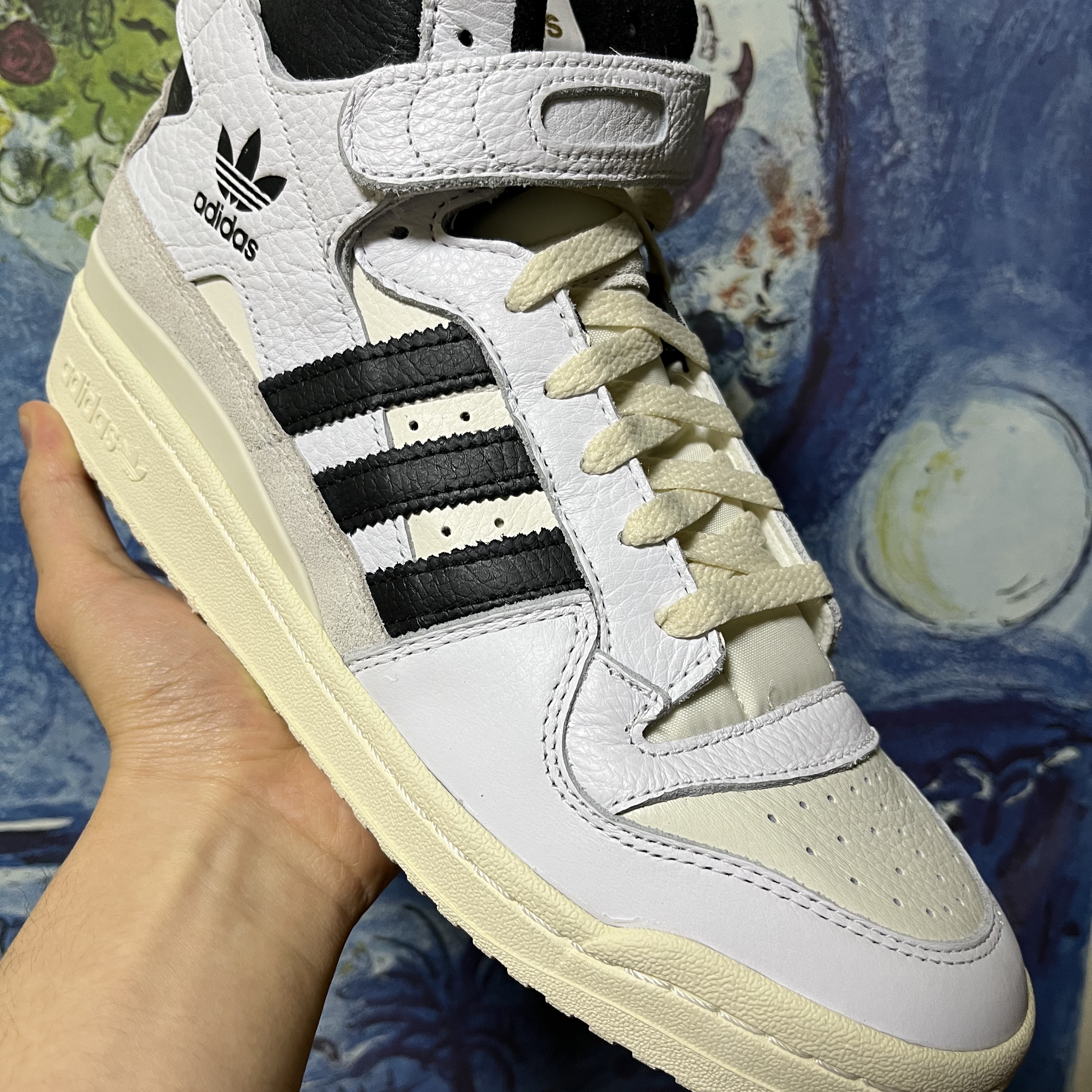 Adidas Forum 84 High Cloud White 착용 스타일
