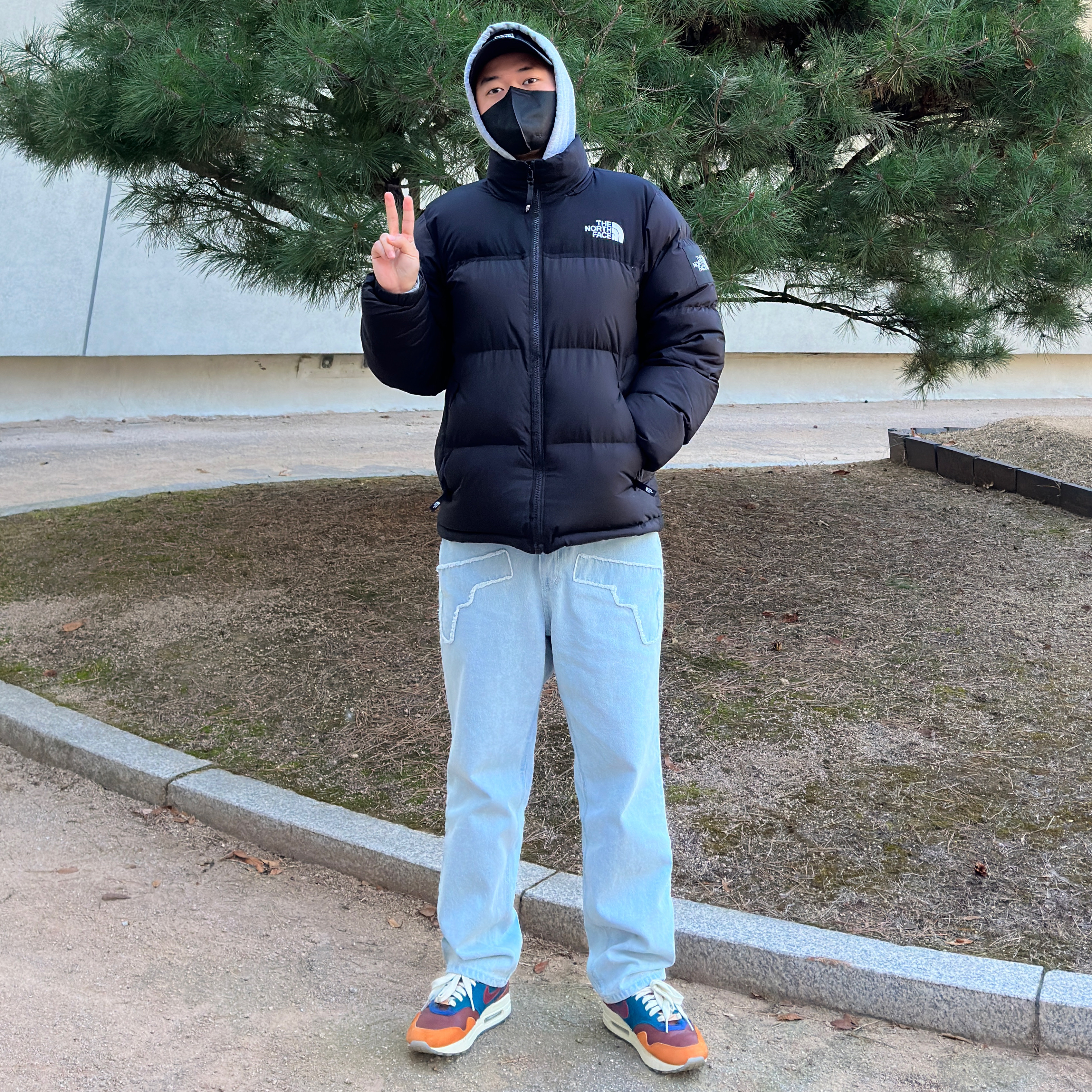 Nike x Kasina Air Max 1 SP Won-Ang Orange 착용 스타일