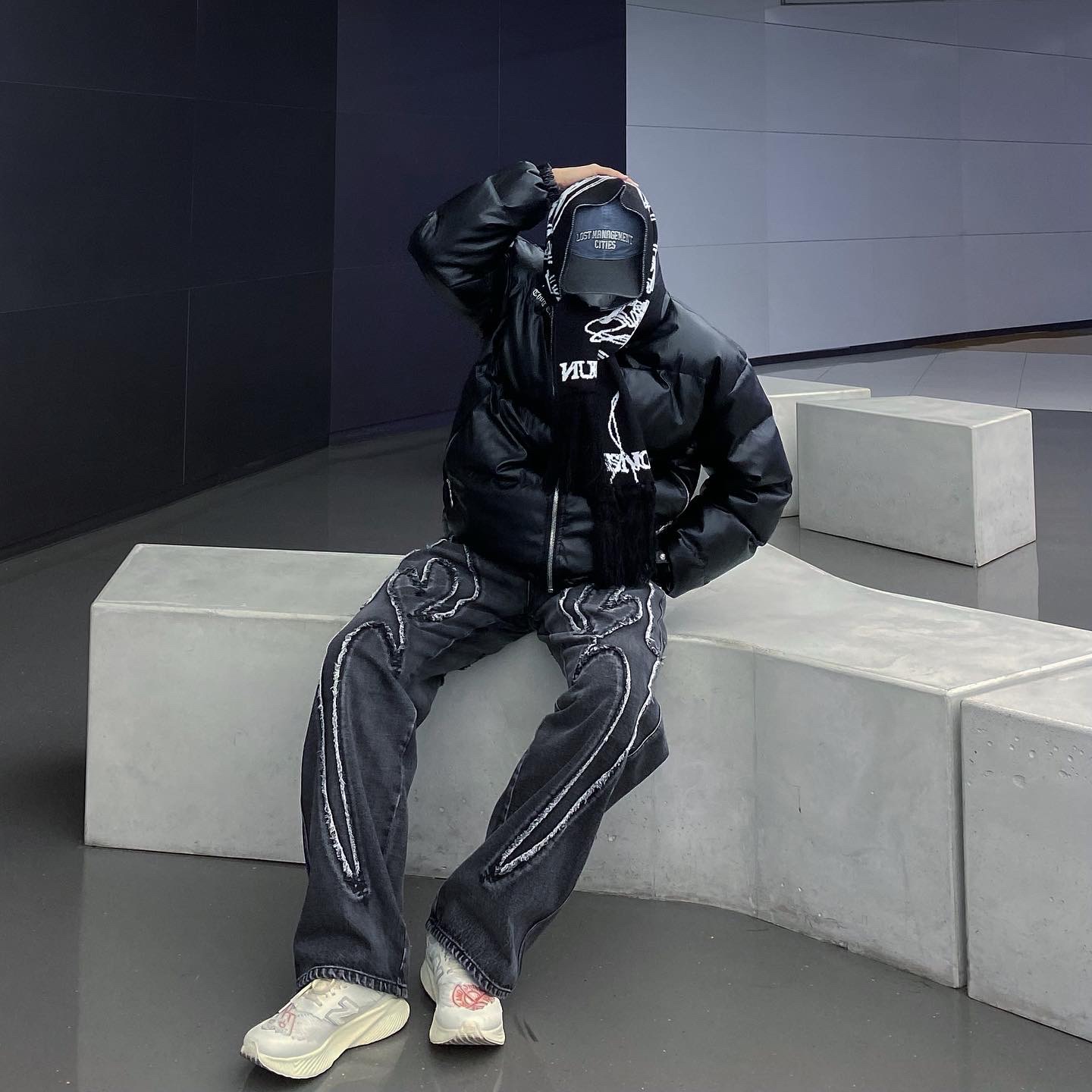 New Balance x Stone Island x Tokyo Design Studio FuelCell RC Elite v2 착용 스타일 - 3