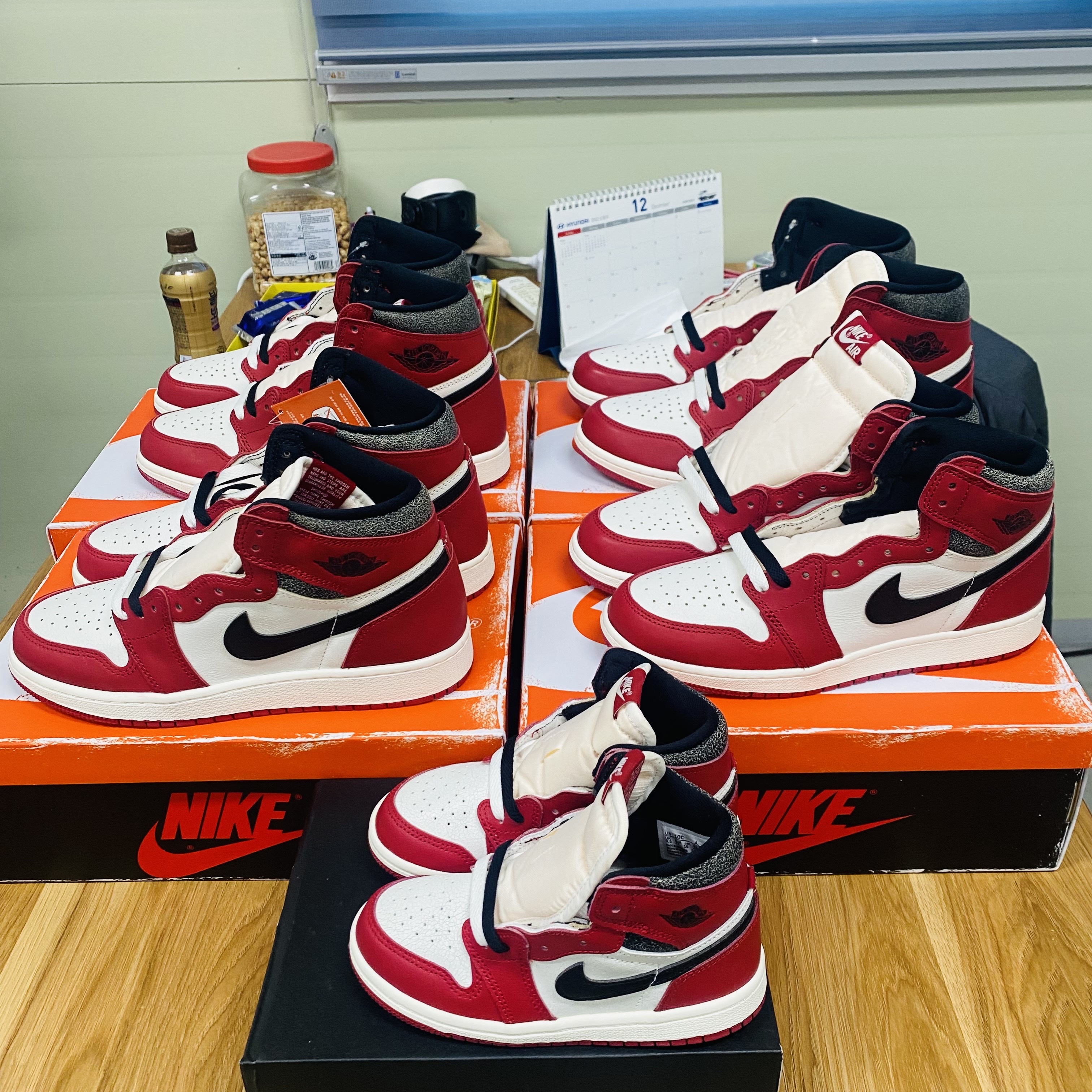 Jordan 1 Retro High OG Chicago 2022, (GS) Jordan 1 Retro High OG Chicago 2022 착용 스타일