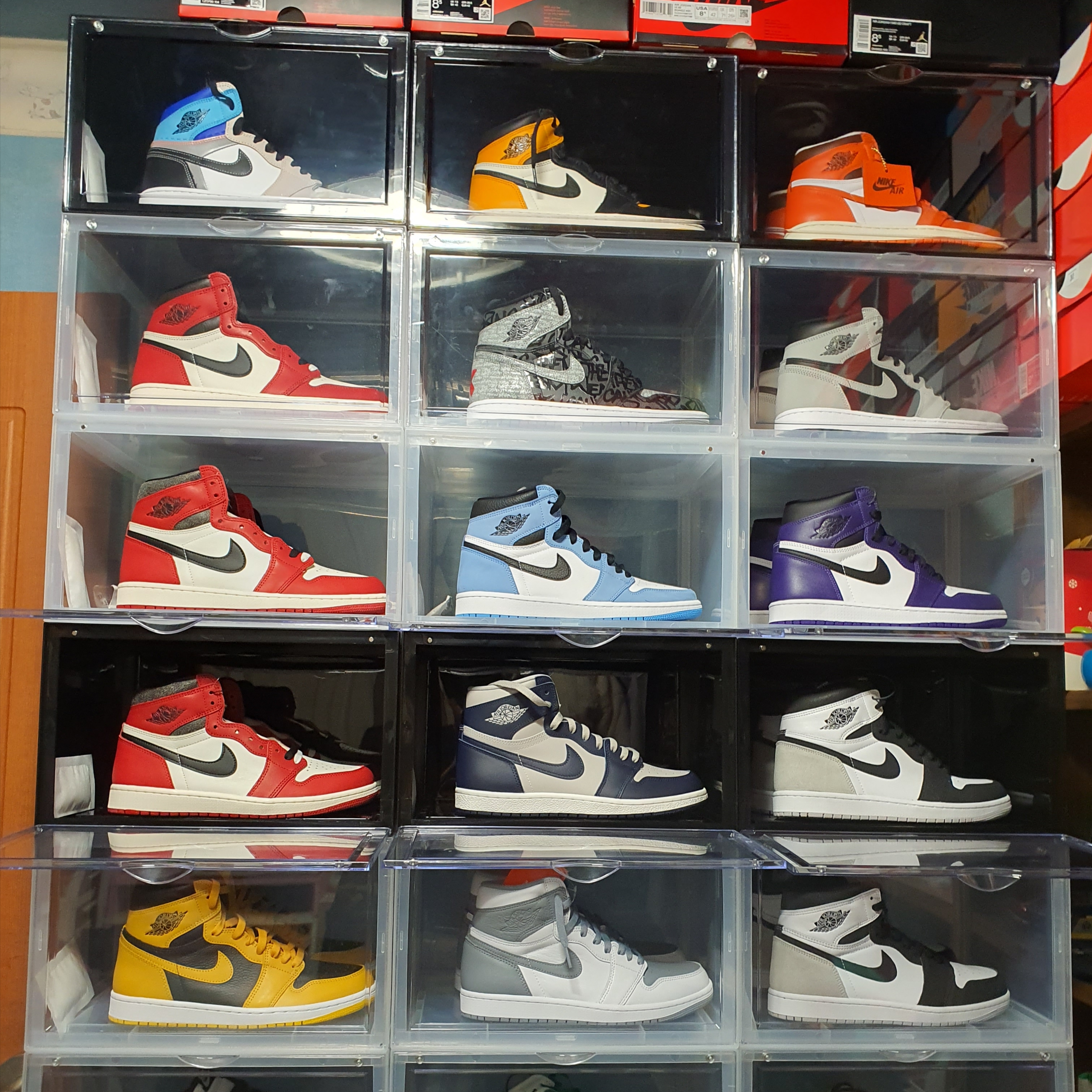 Jordan 1 Retro High OG Chicago 2022, Jordan 1 Retro High OG Court Purple 2020 착용 스타일